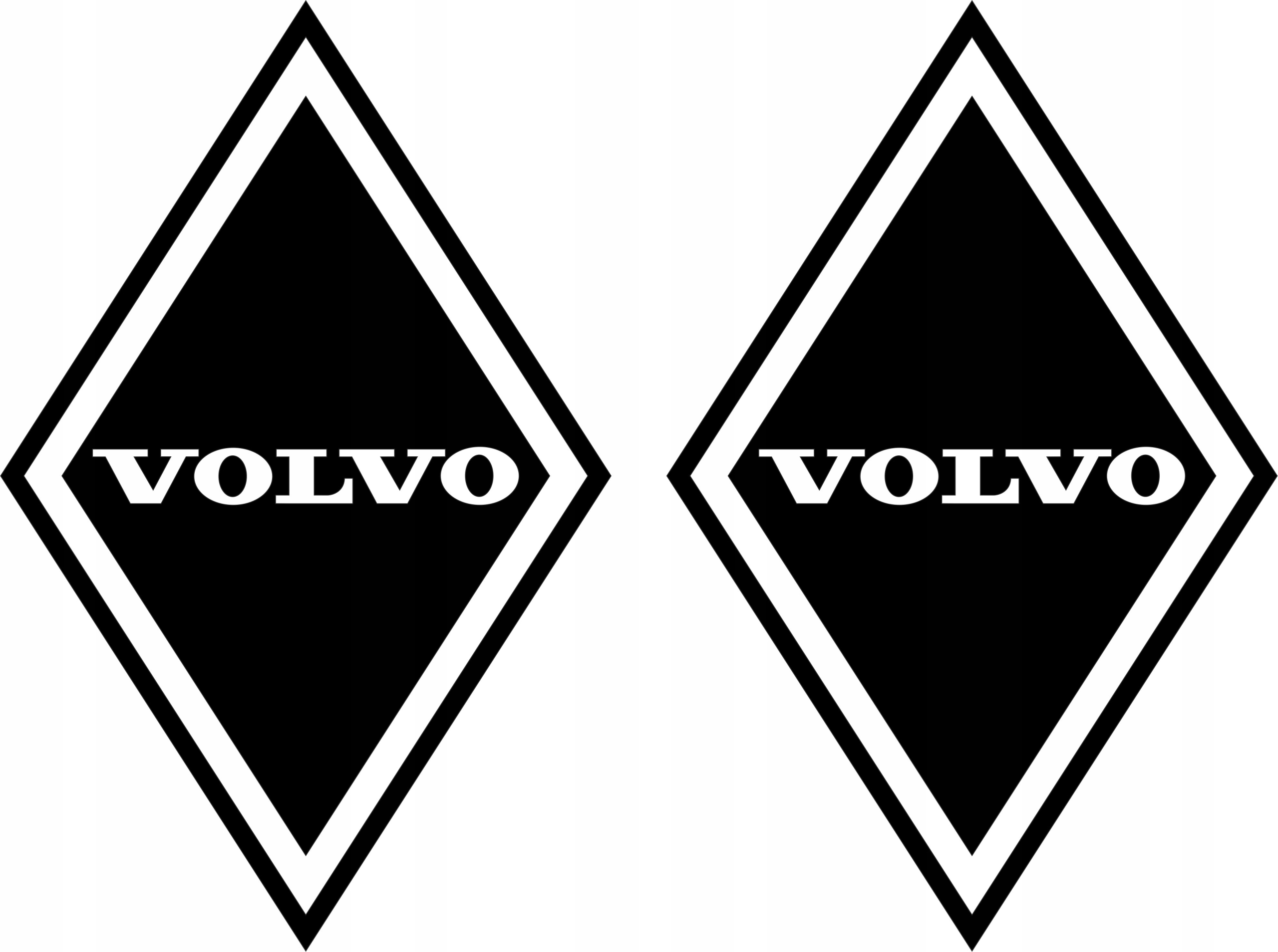 

Naklejki Romby Karo na narożniki Volvo