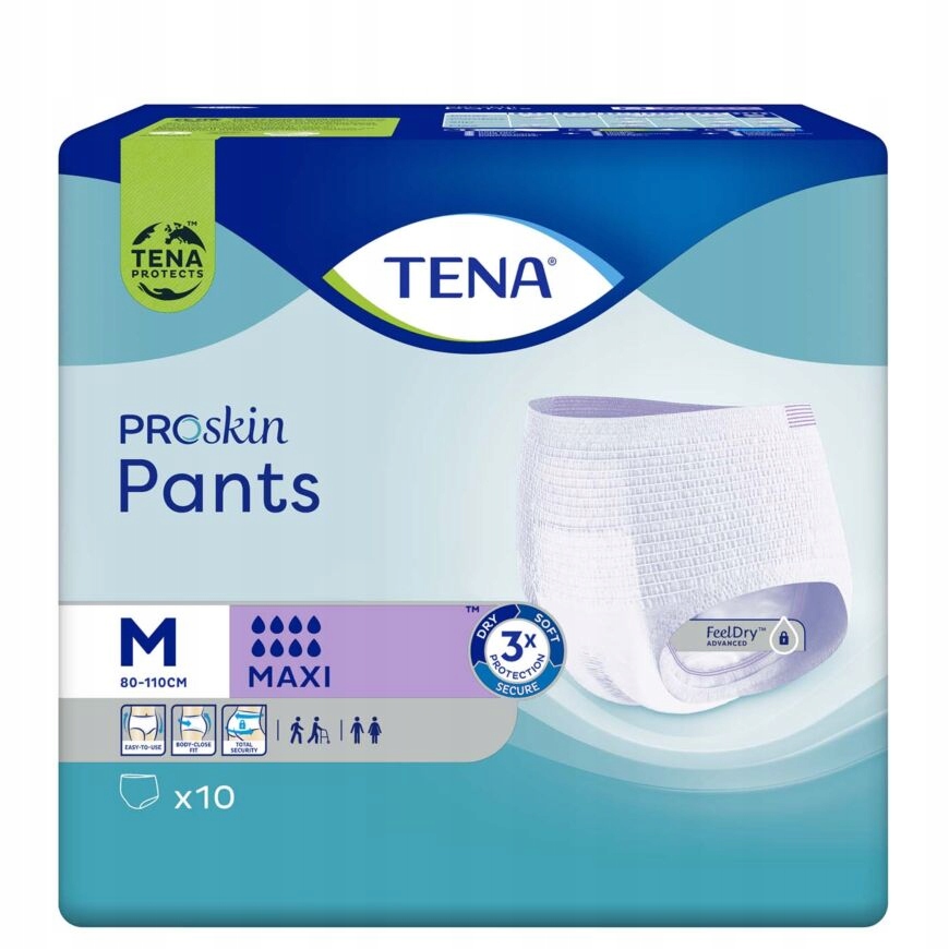 

Majtki chłonne Tena Pants ProSkin Maxi M 10 sztuk