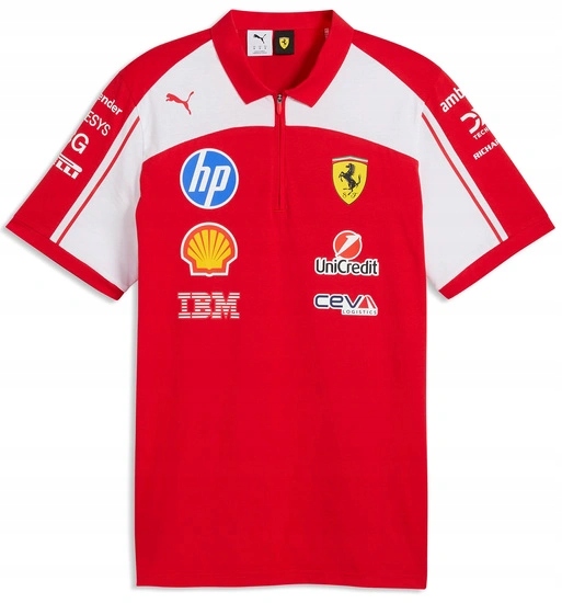 Polokošile Scuderia Ferrari F1 2026 Team červená vel. S