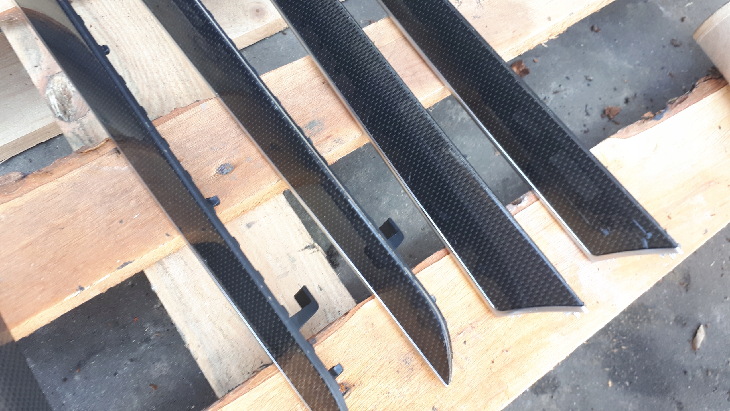 S4 B8 LIFT A4 Moulage DEKORY CARBON Portière Console