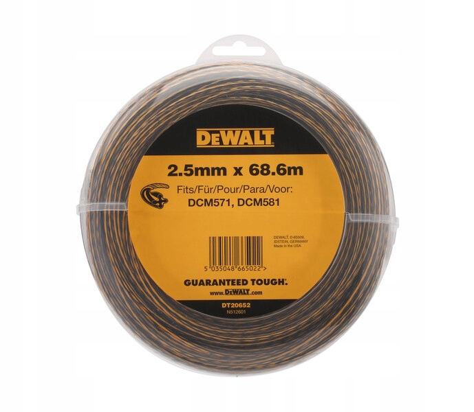 

Dewalt Żyłka 2,5mm podkaszarek DCM561 DCM571 68,6M
