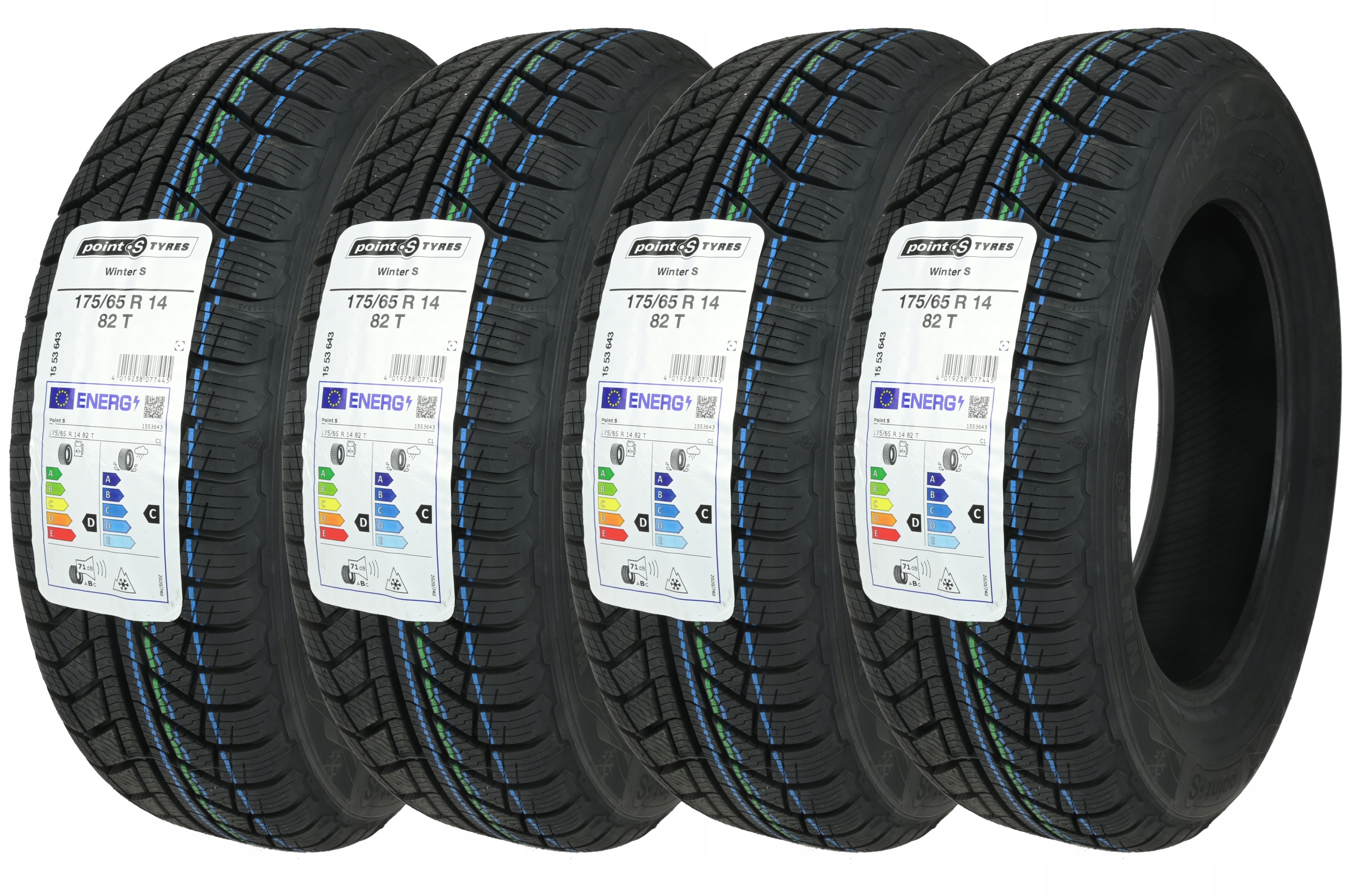 

4 x 175/65R14 82T Winter S Point S Tyres Zima