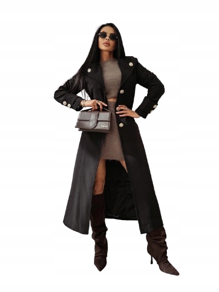 Płaszcz damski Olavoga Zaus 2025 czarny M