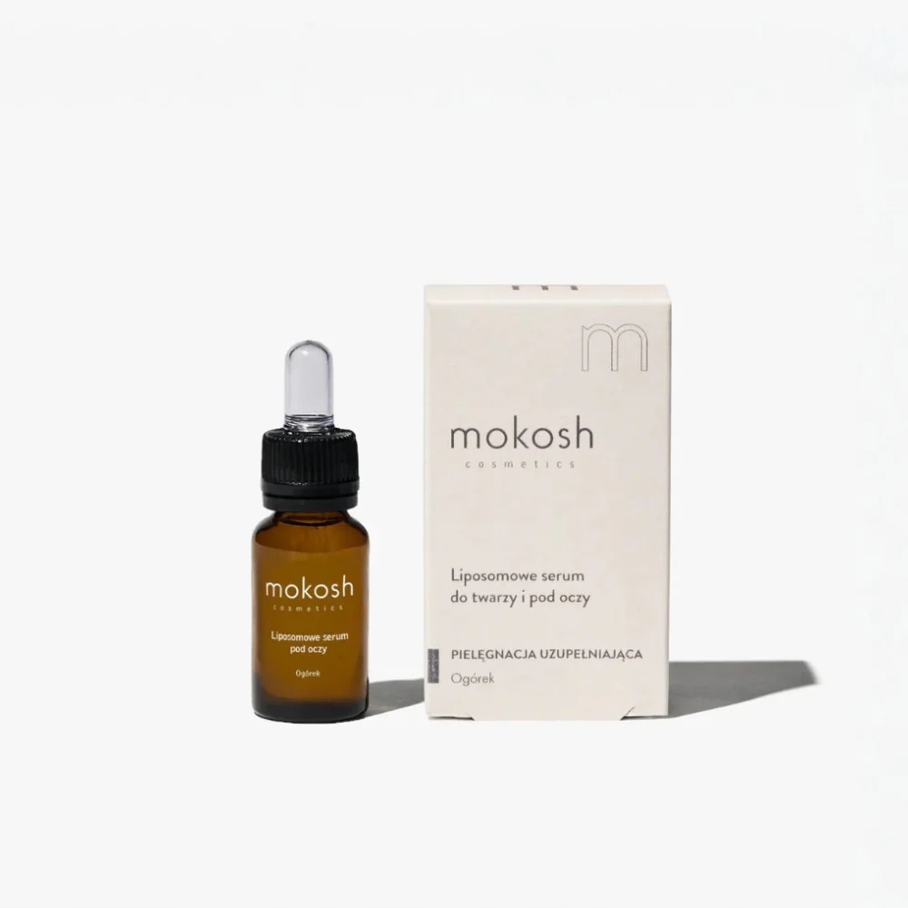 Mokosh Lipozomální sérum na obličej a oči Okurka 12 ml skvalan, olej