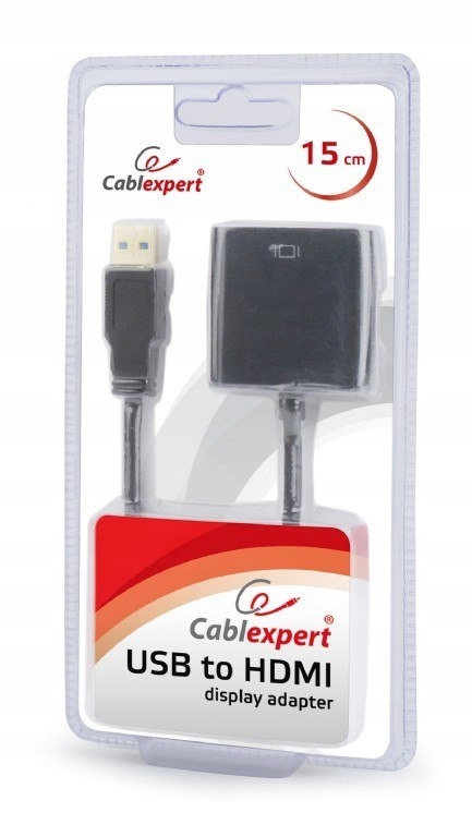 Adapter USB 3.0/HDMI-A 19pin/żeński Marka Gembird