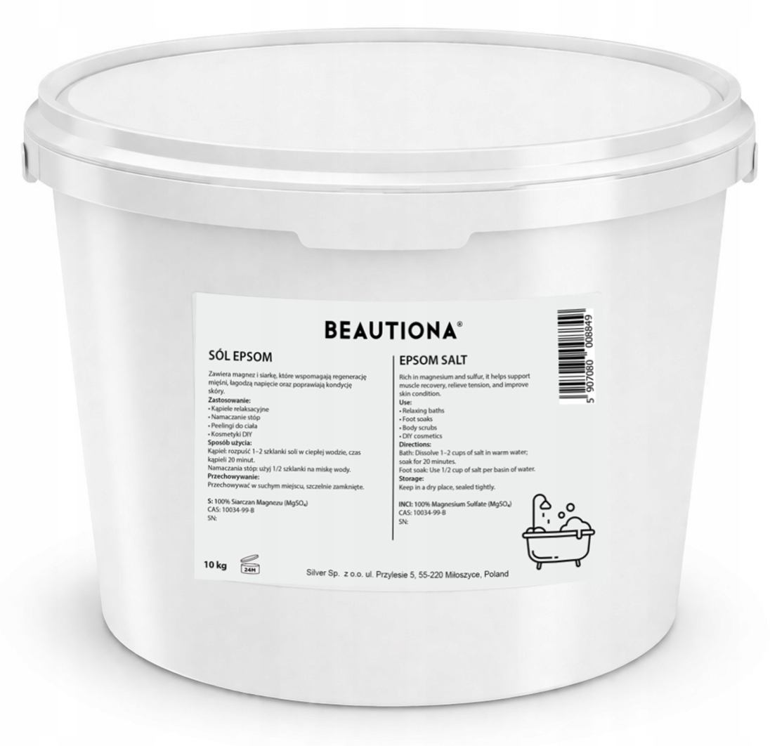 Sůl Epsom 10 Kg – Síran Hořečnatý Do Koupele, Nohy A Regeneraci Pokožky