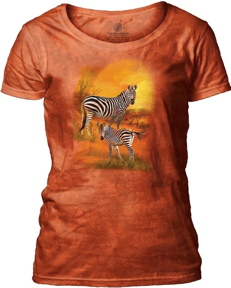 Mama and Baby Zebra The Mountain Dámská L