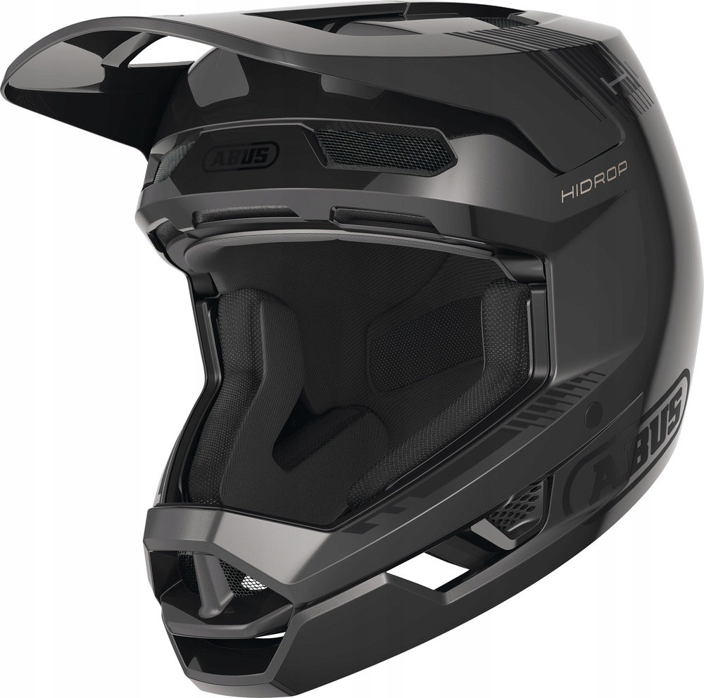 Cyklistická přilba fullface Abus HiDrop Shiny černá S