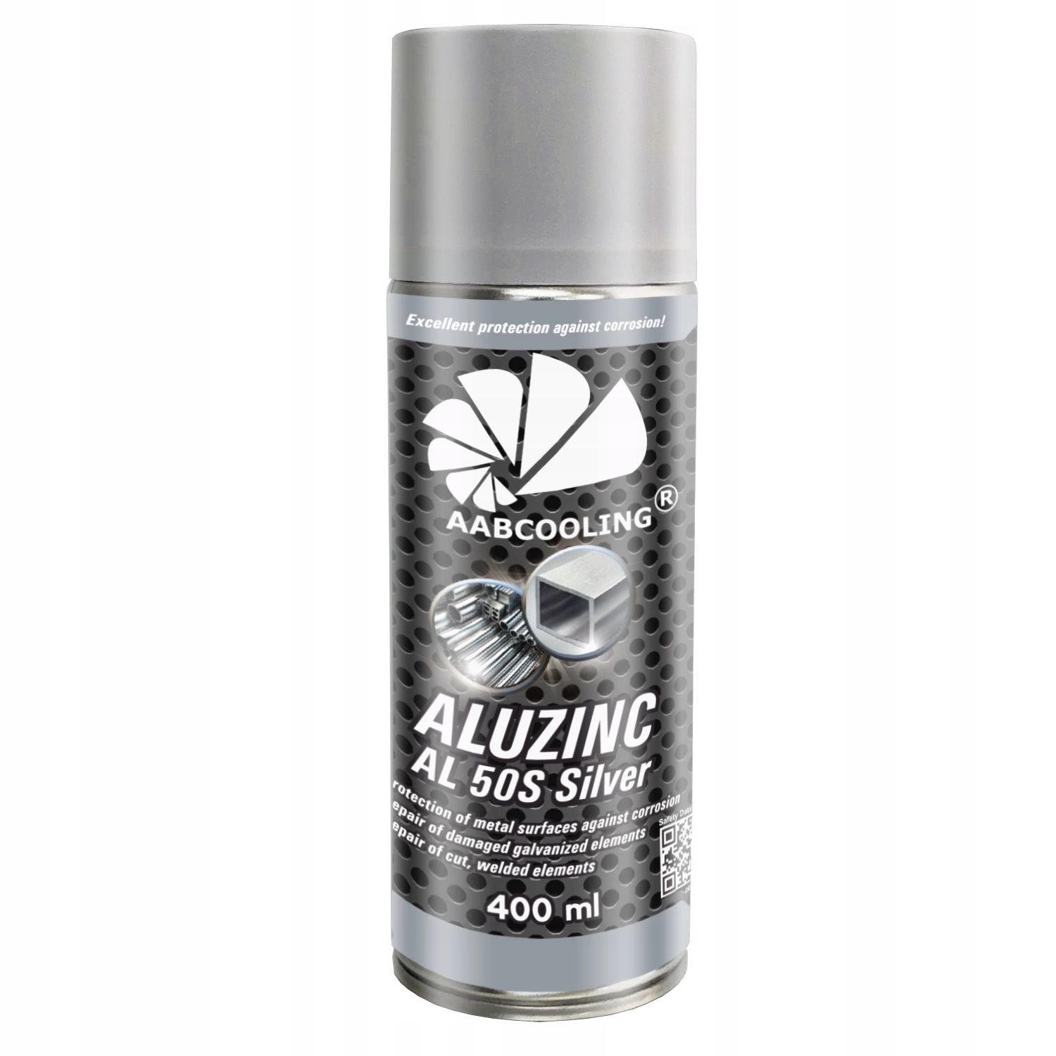 Farba Spray Alu-cynk 400ml Fabra Antykorozyjna Rdza Ochrona Metalu Srebrna
