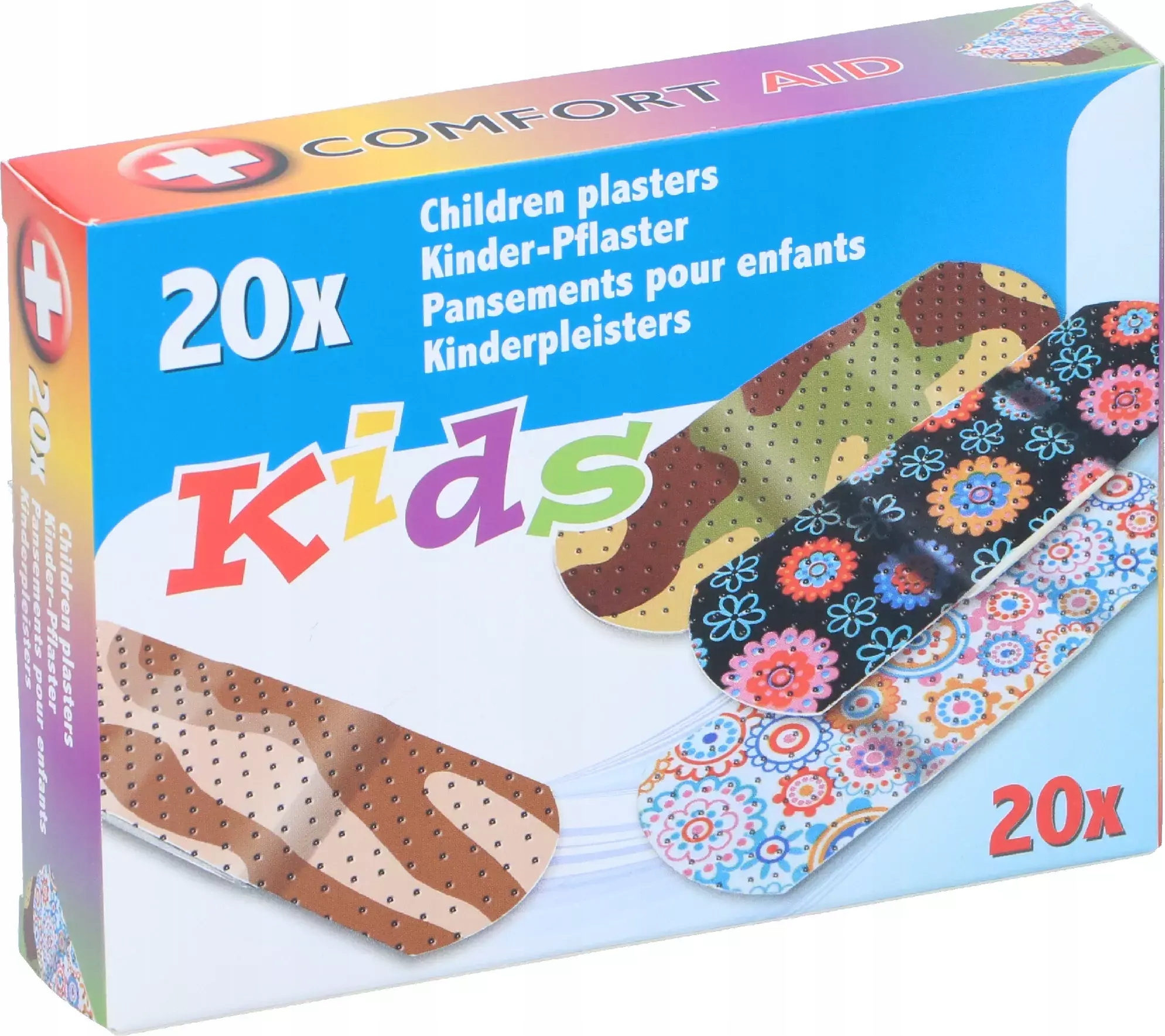 

Plastry opatrunkowe dla dzieci Comfort Aid x20