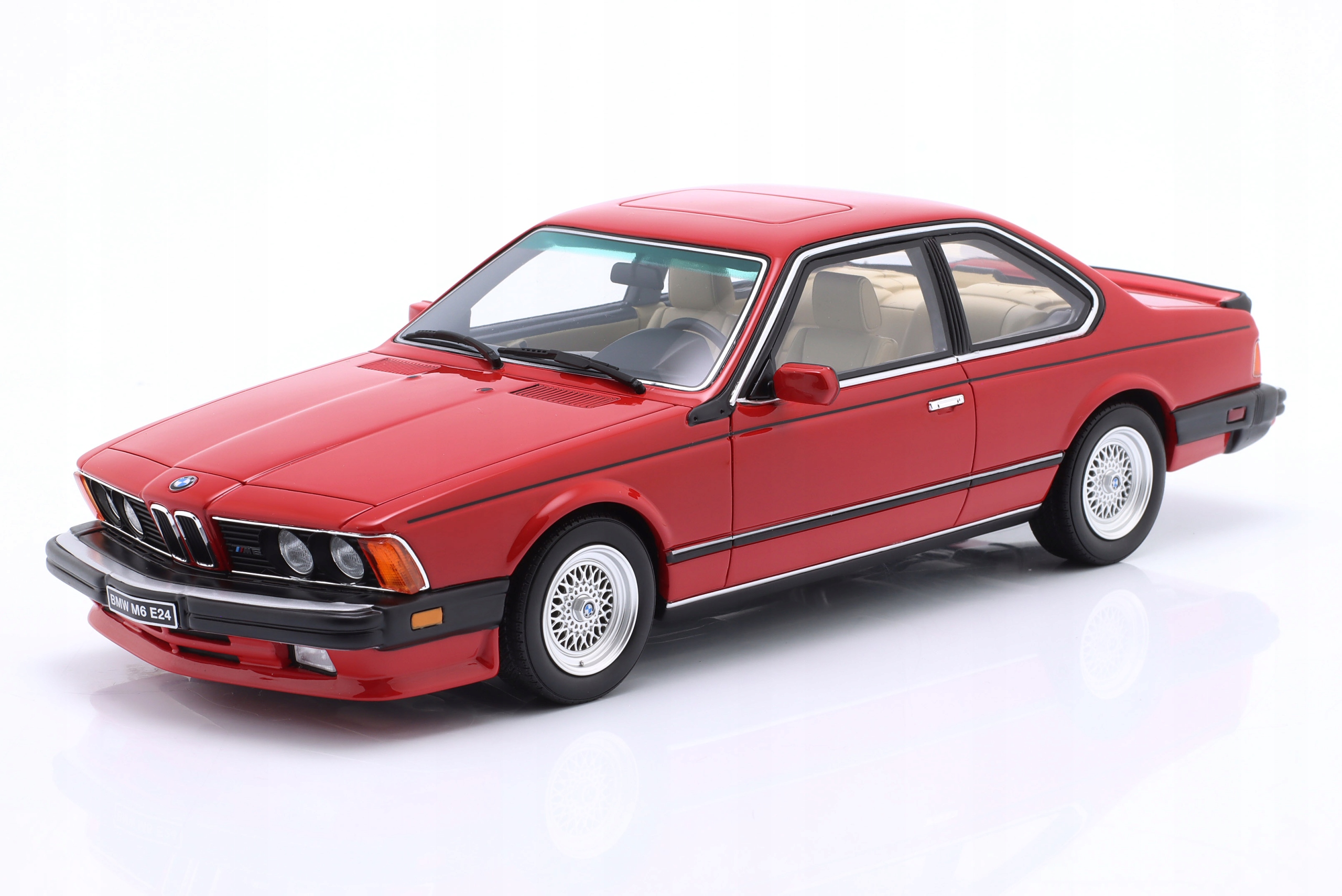 Bmw M6 (E24) M635 CSi 1986 Henna Red Otto Mobile 1:18 1/18 Model OT1018