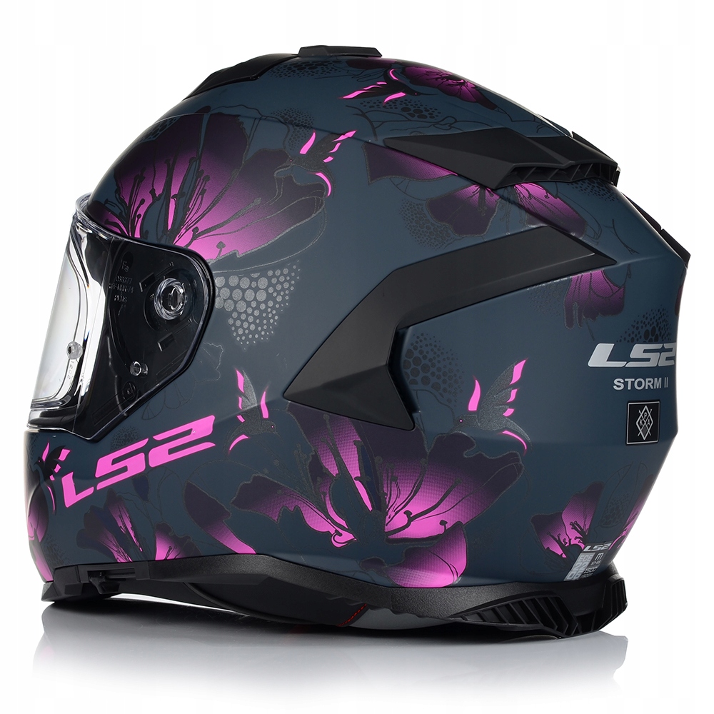 KASK MOTOCYKLOWY LS2 FF800 STORM II BURST DAMSKI RÓŻOWY + PINLOCK + BLENDA Typ Integralne / Pełne