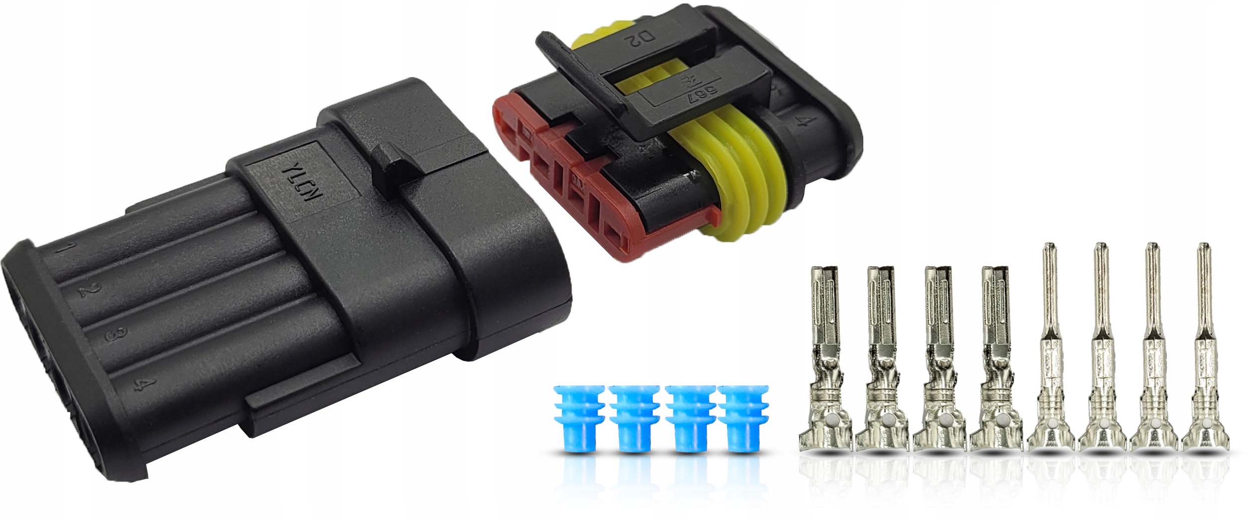 

Kostka Wtyczka Gniazdo Złącze 4 Pin Superseal