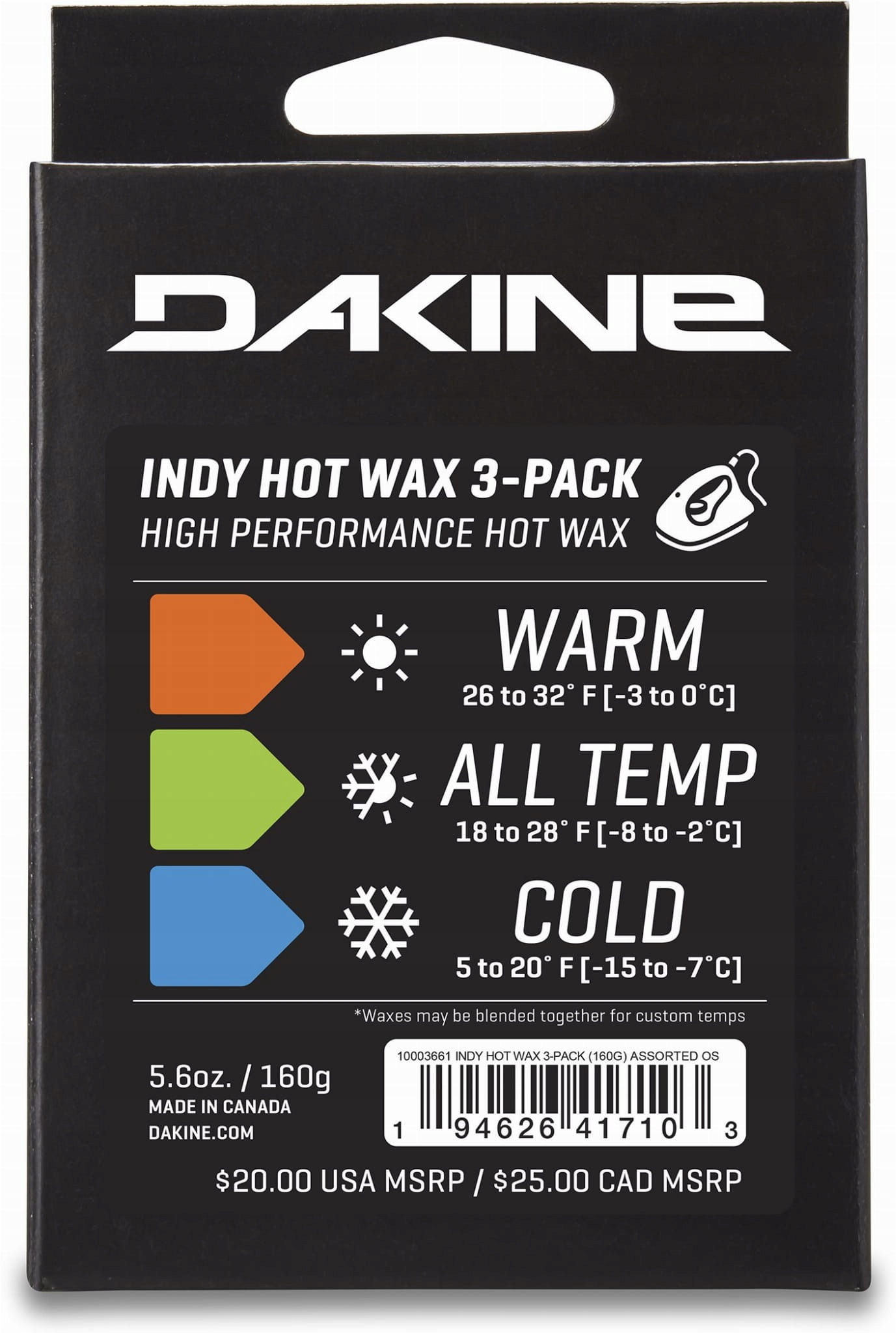 Zestaw 3 Smary Dakine Indy Hot Wax
