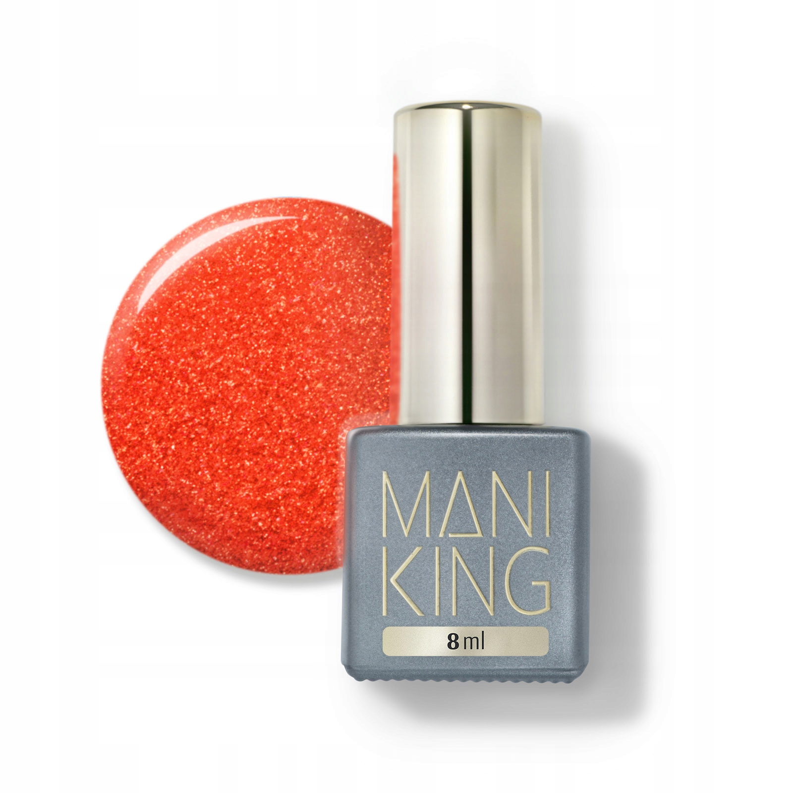 

Lakier Hybrydowy Czerwony Red Mani King M075 8 ml