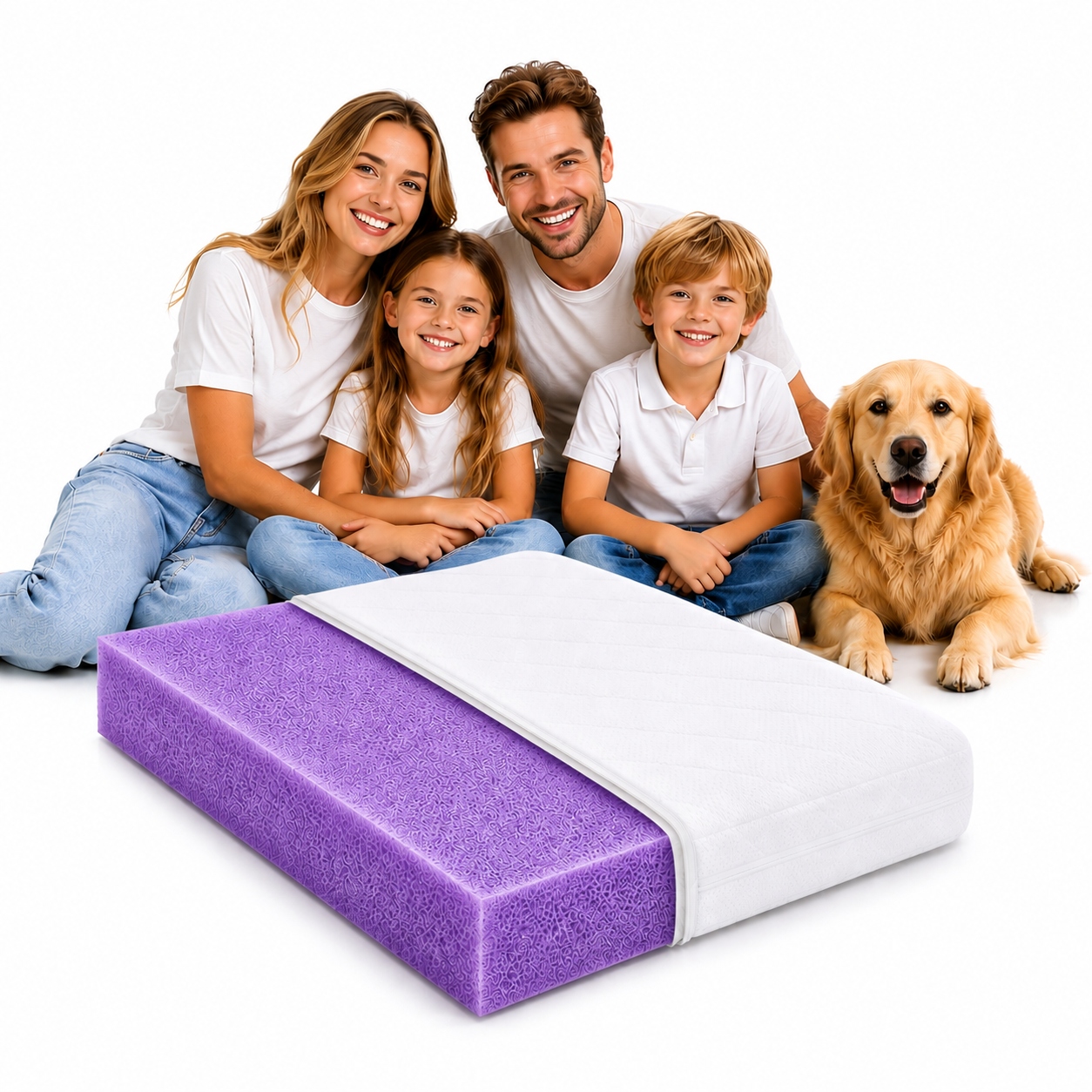 Matrace 180x200 pěnová H4 16 cm tvrdá, vysoký komfort, prodyšná, stabilní