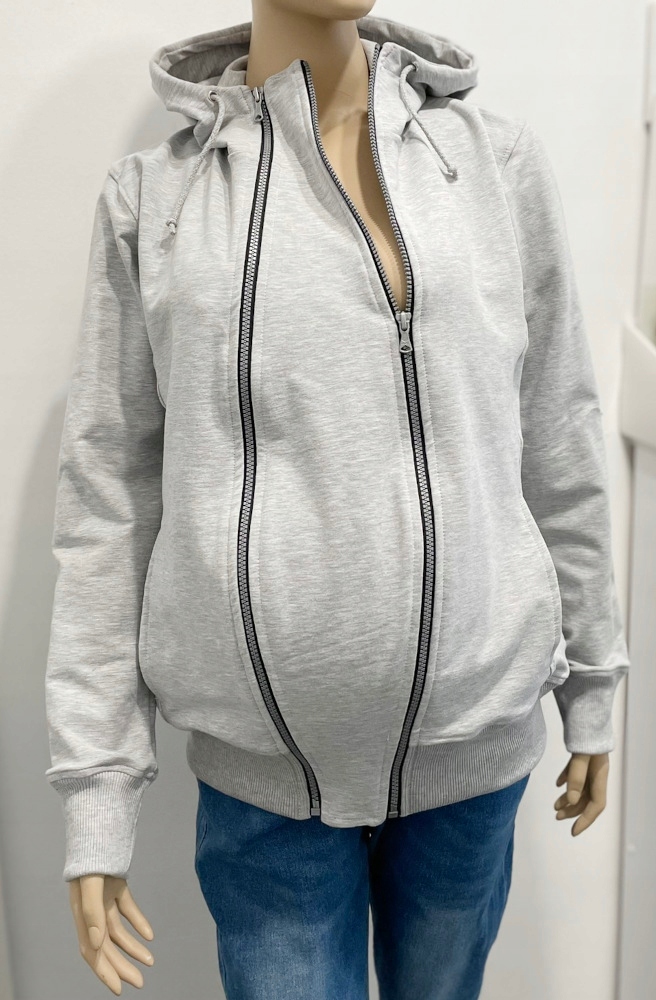 Novinka Mikina Těhotenská, Ke Kojení 3v1 L