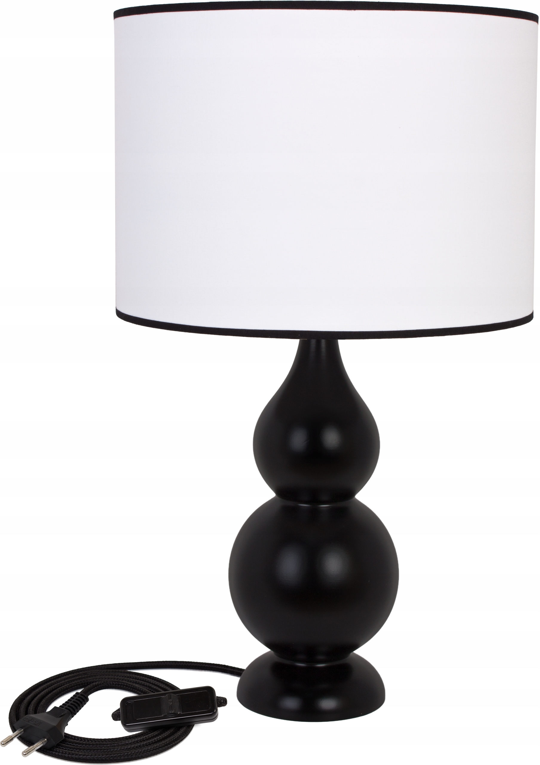 Lampa Stołowa Nocna Biurkowa Led Gabinetowa Czarna