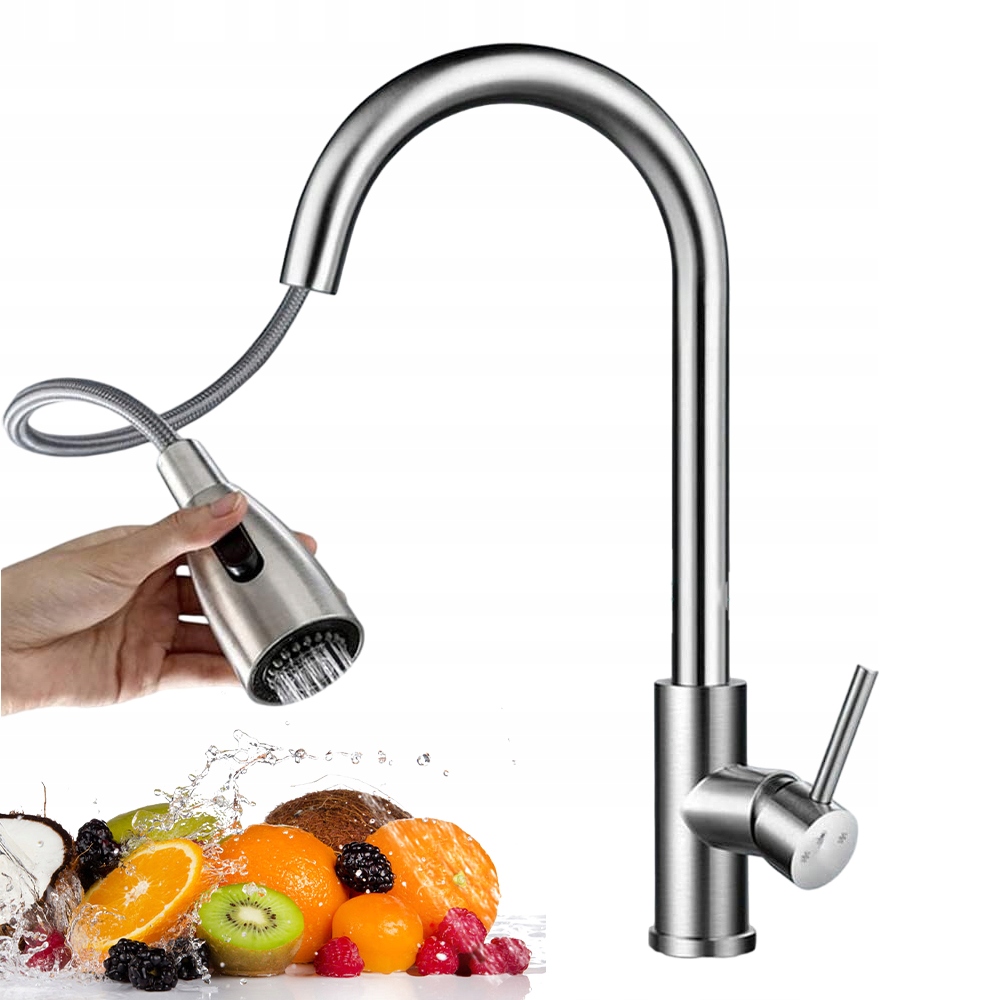 Kuchyňská Baterie S Výsuvným Výtokem, Stojící Kuchyňská Baterie