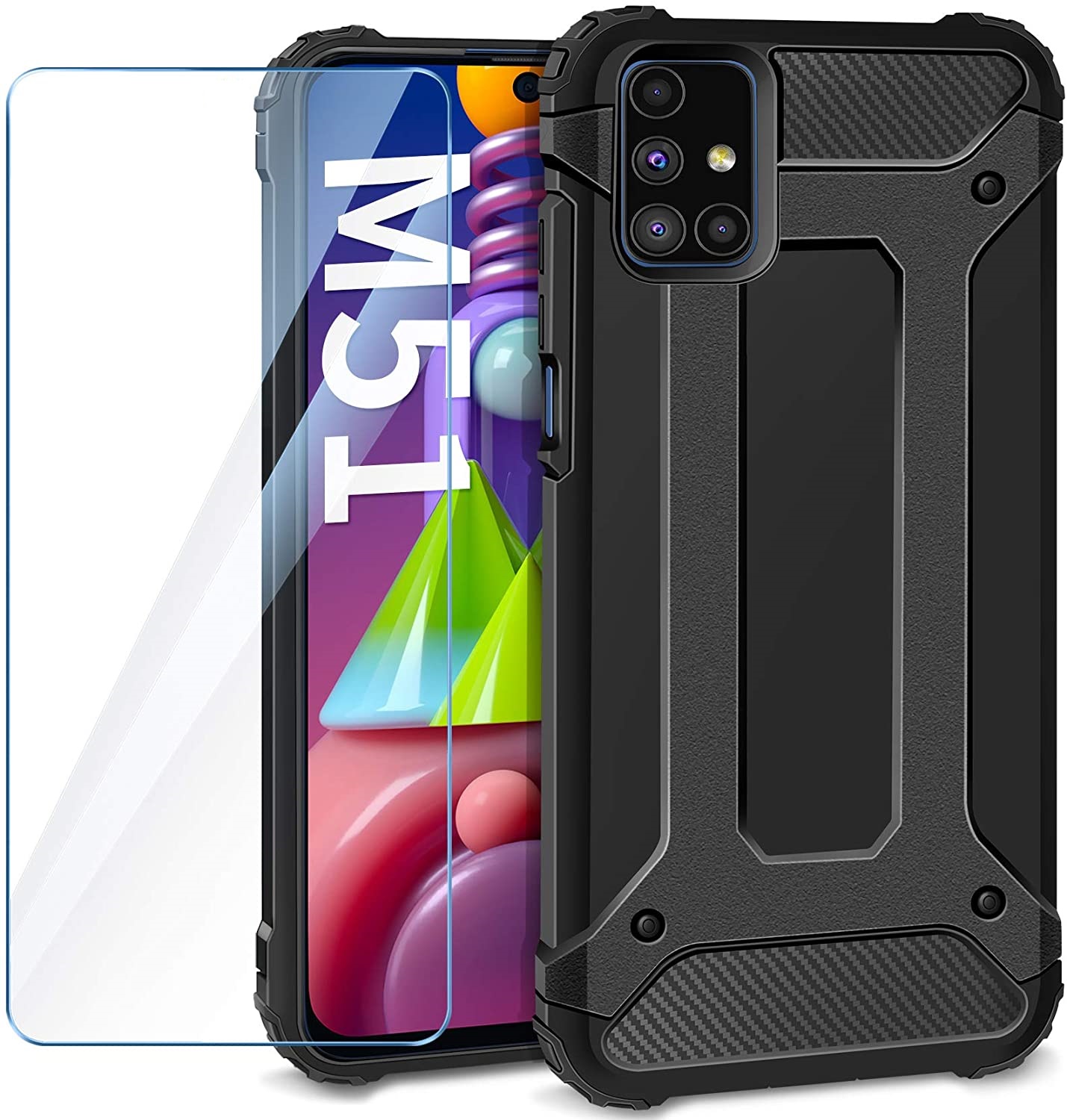 

Etui Do Samsung Galaxy M51 Pancerne Armor Szkło