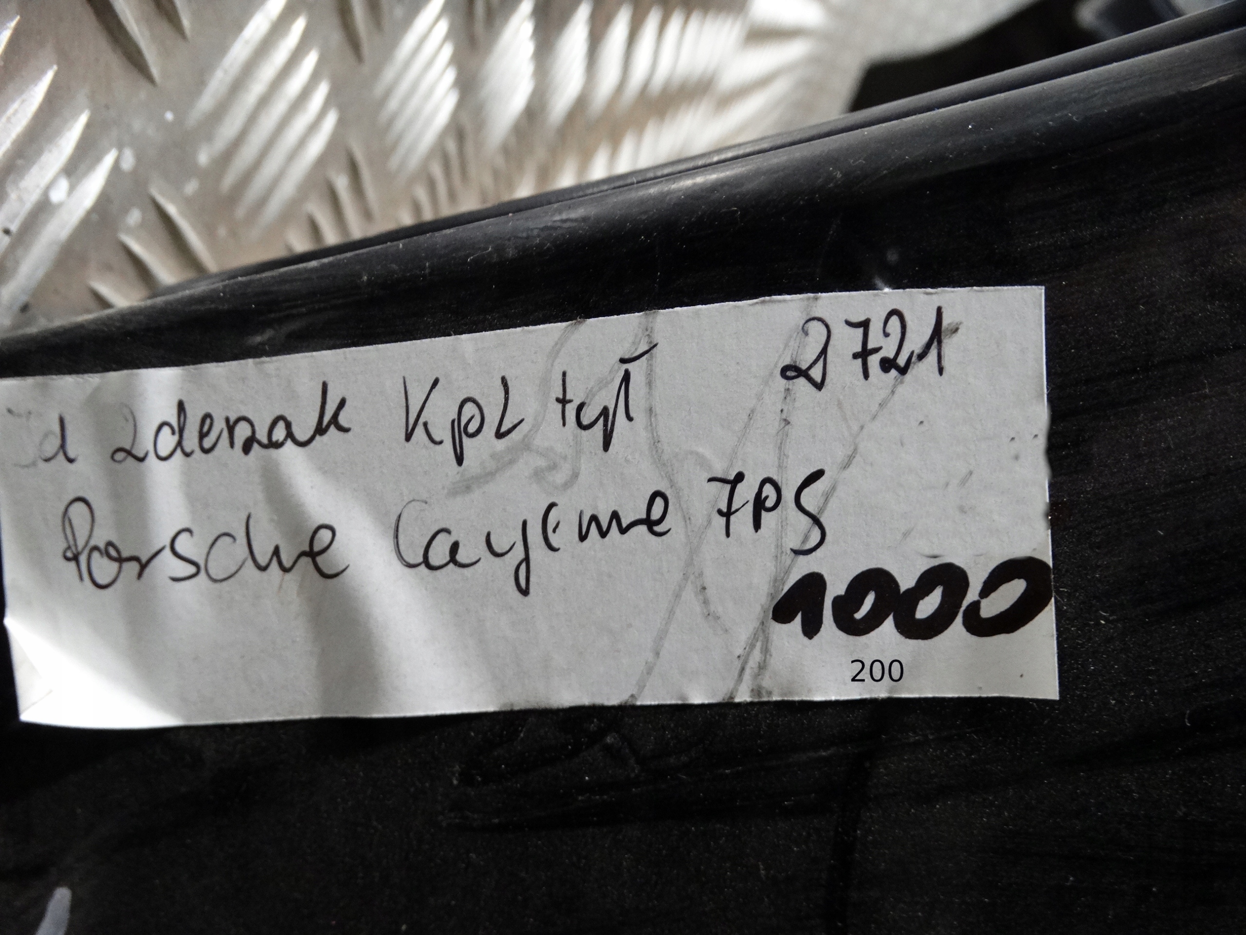 bumper rear KPL. PDC PORSCHE CAYENNE 7P5 7P 1