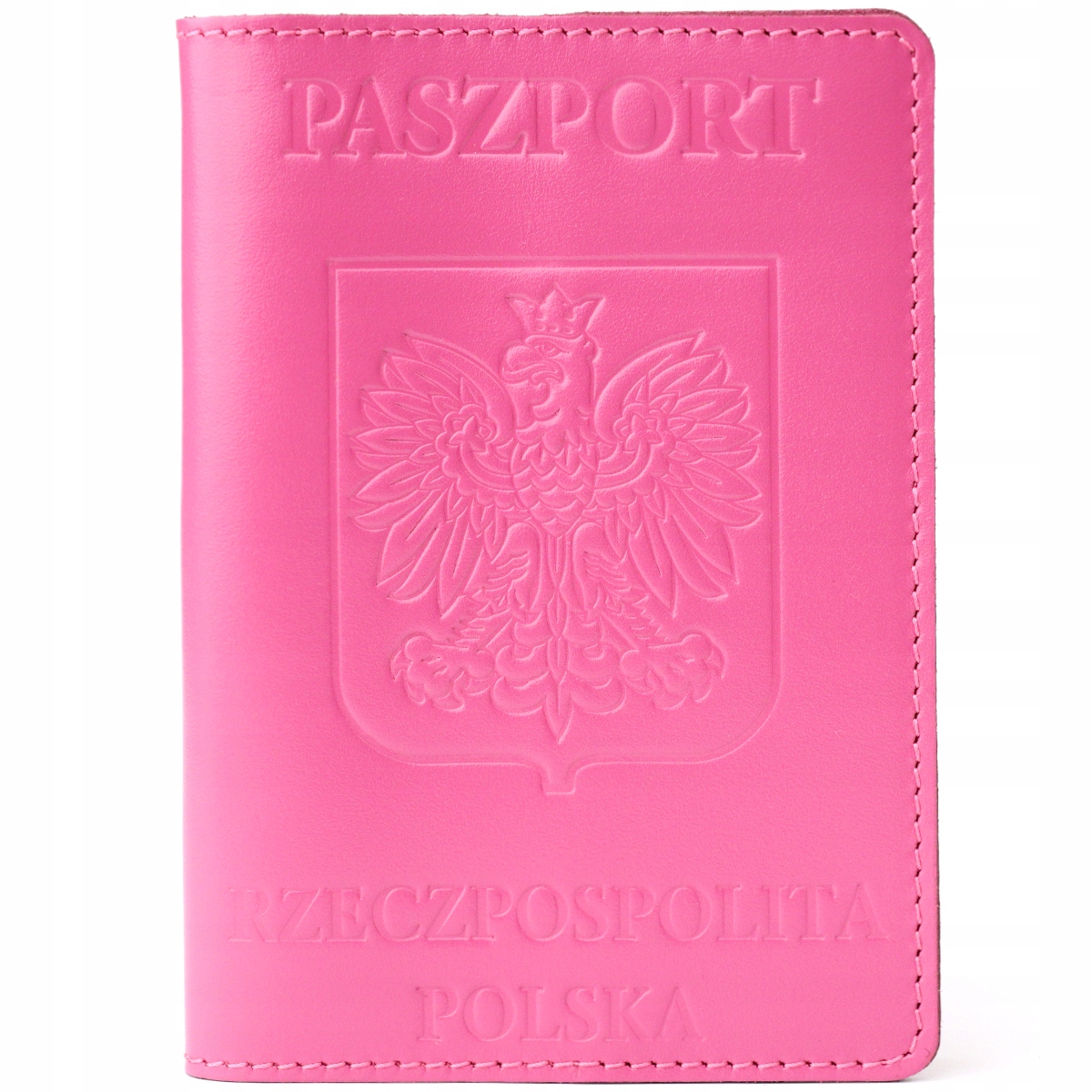 

Okładka na paszport Polska Kajzer Różowa