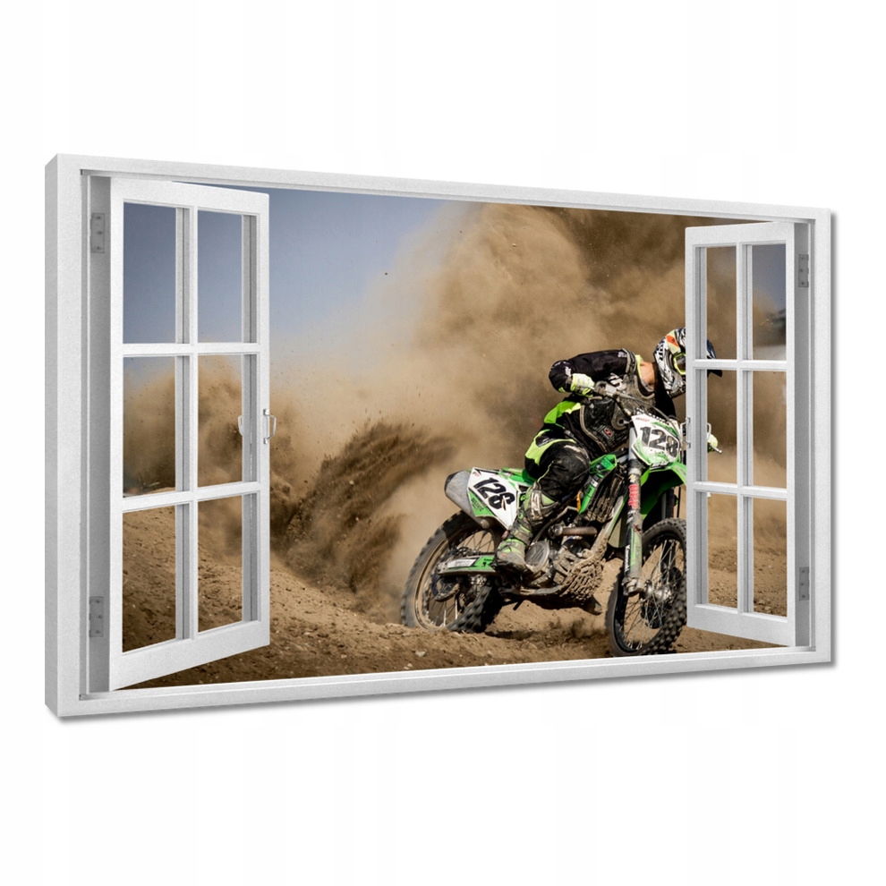 

Obrazy 120x80 MotoCross Motocykl Motor