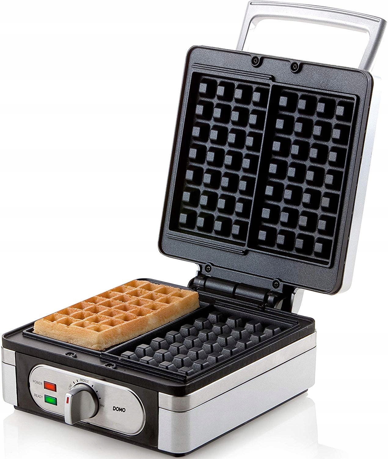 Domo DO9047W vaflovač, 2 belgické křupavé vafle XXL, silná regulace