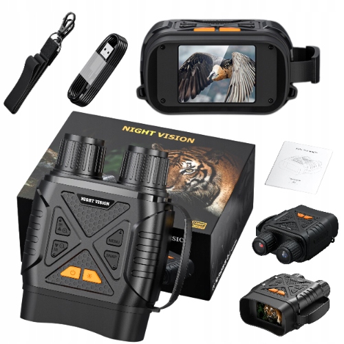 Noční Vidění Binokulární Infračervené Zoom x10 850nm Hd 2,8" Ce