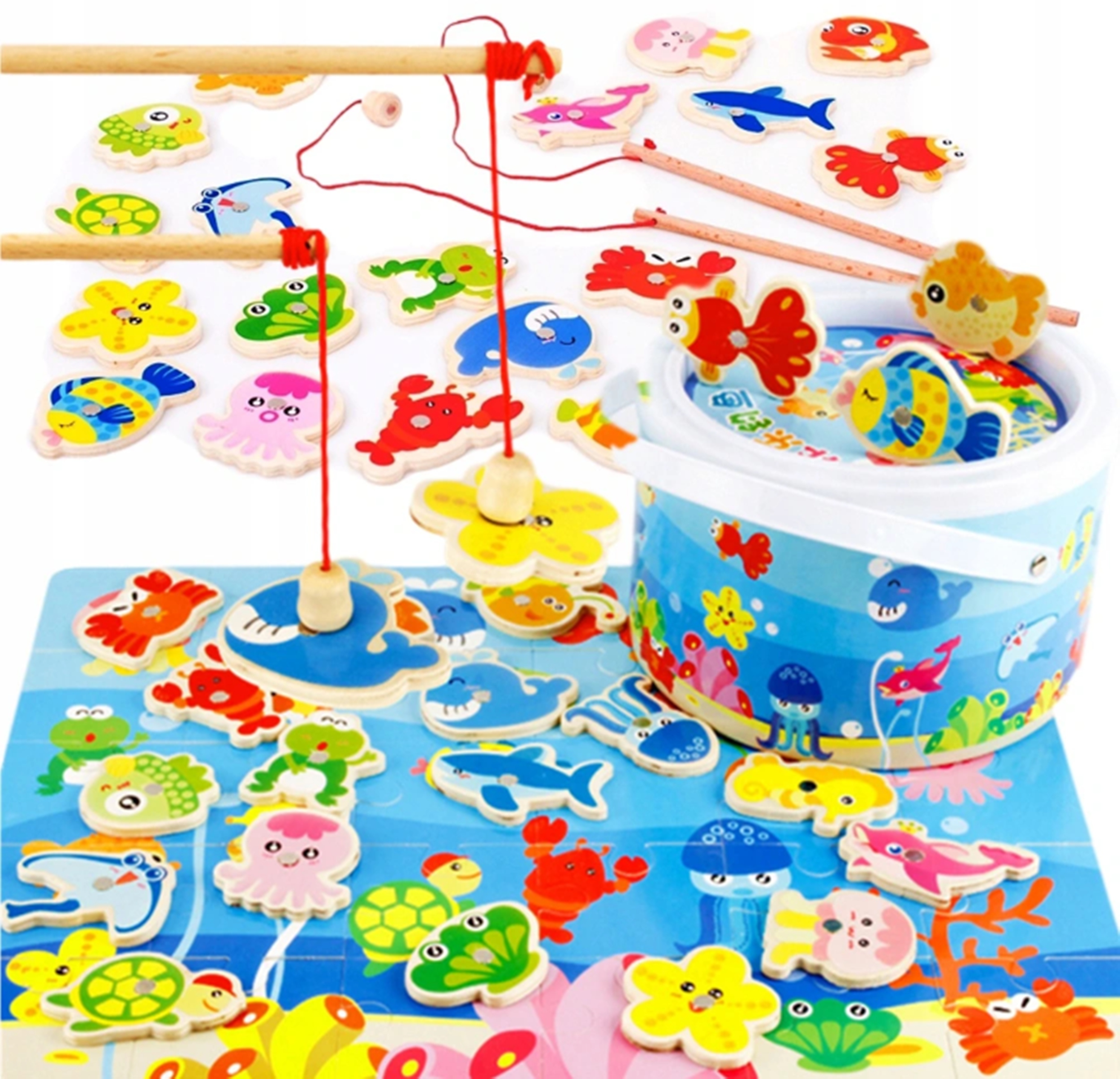 

Łowienie Rybek Gra Drewniane Rybki Do Łowienia