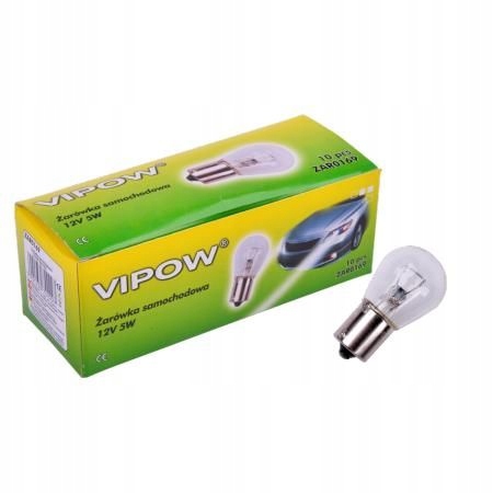 

Żarówka samochodowa 12V 5W Vipow