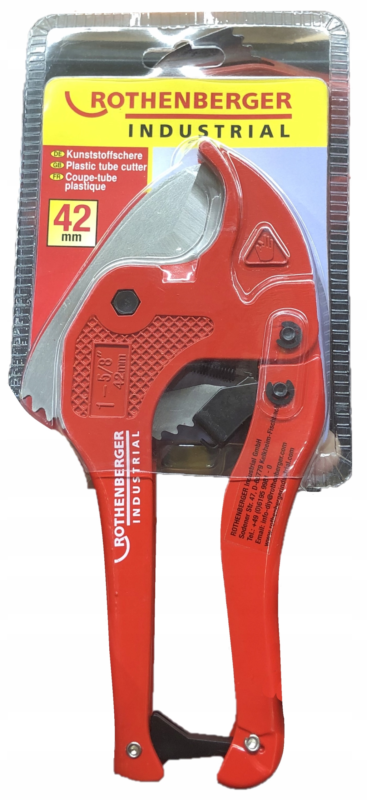 Rothenberger Industrial Obcinak nożyce do rur Pcv Pe 42 mm