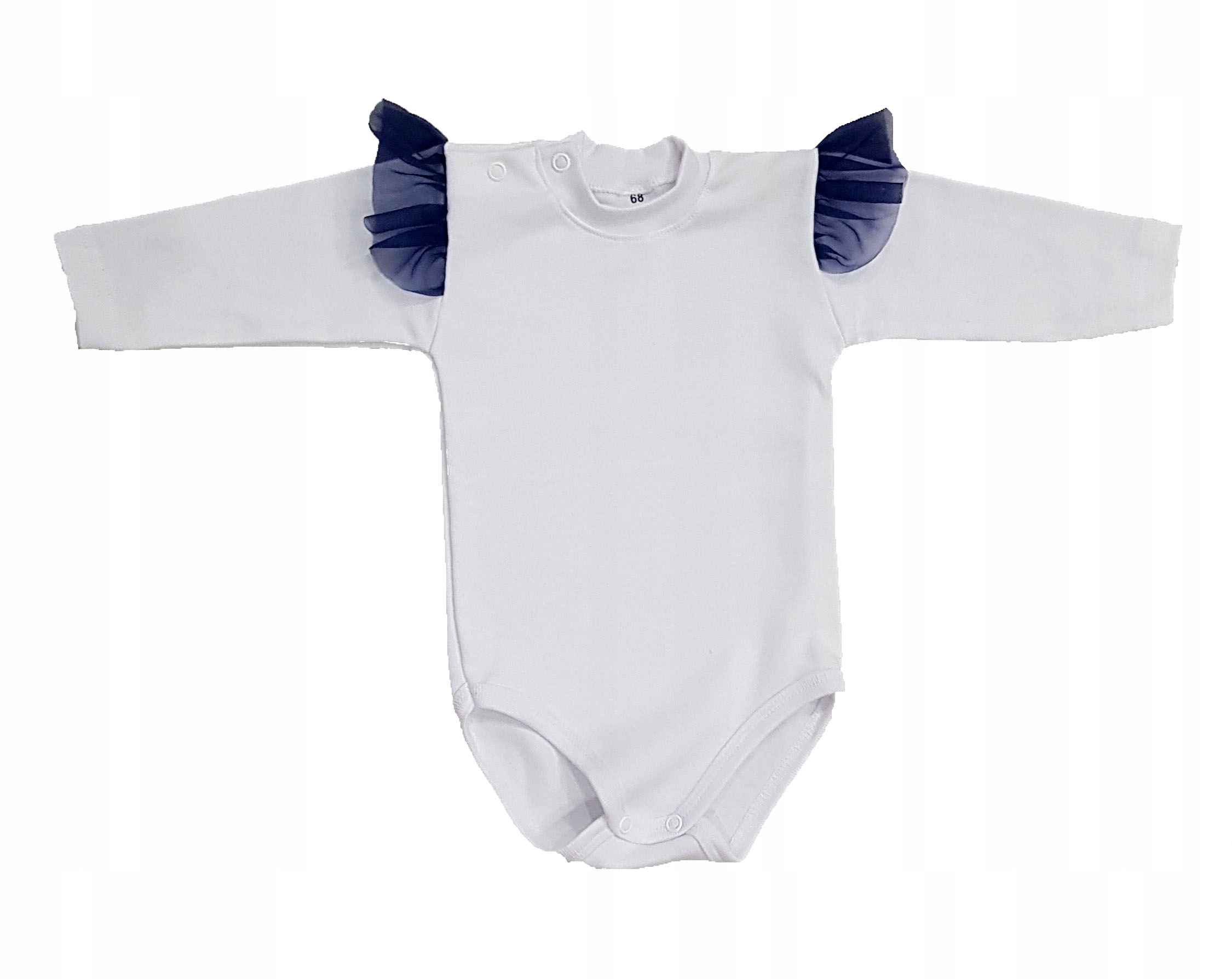 BODY długi rękaw tiul ŚWIĘTA SESJE r. 86 BAWEŁNA