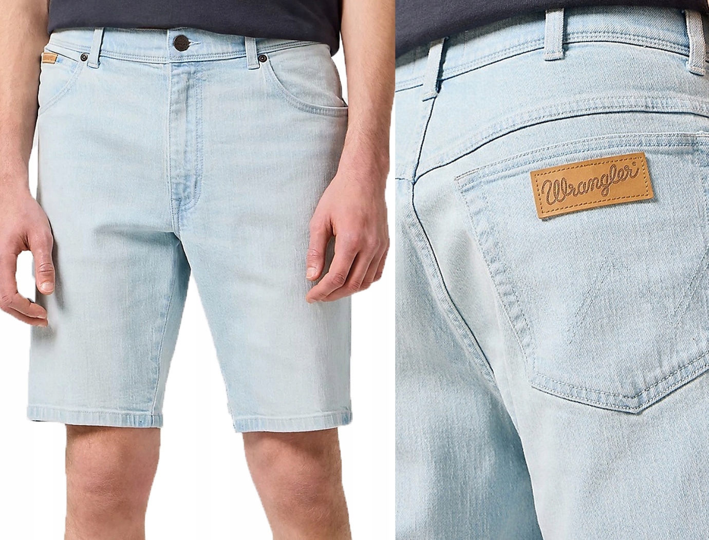 Wrangler Texas pánské krátké kraťasy džínové šortky džínové Rocky W33