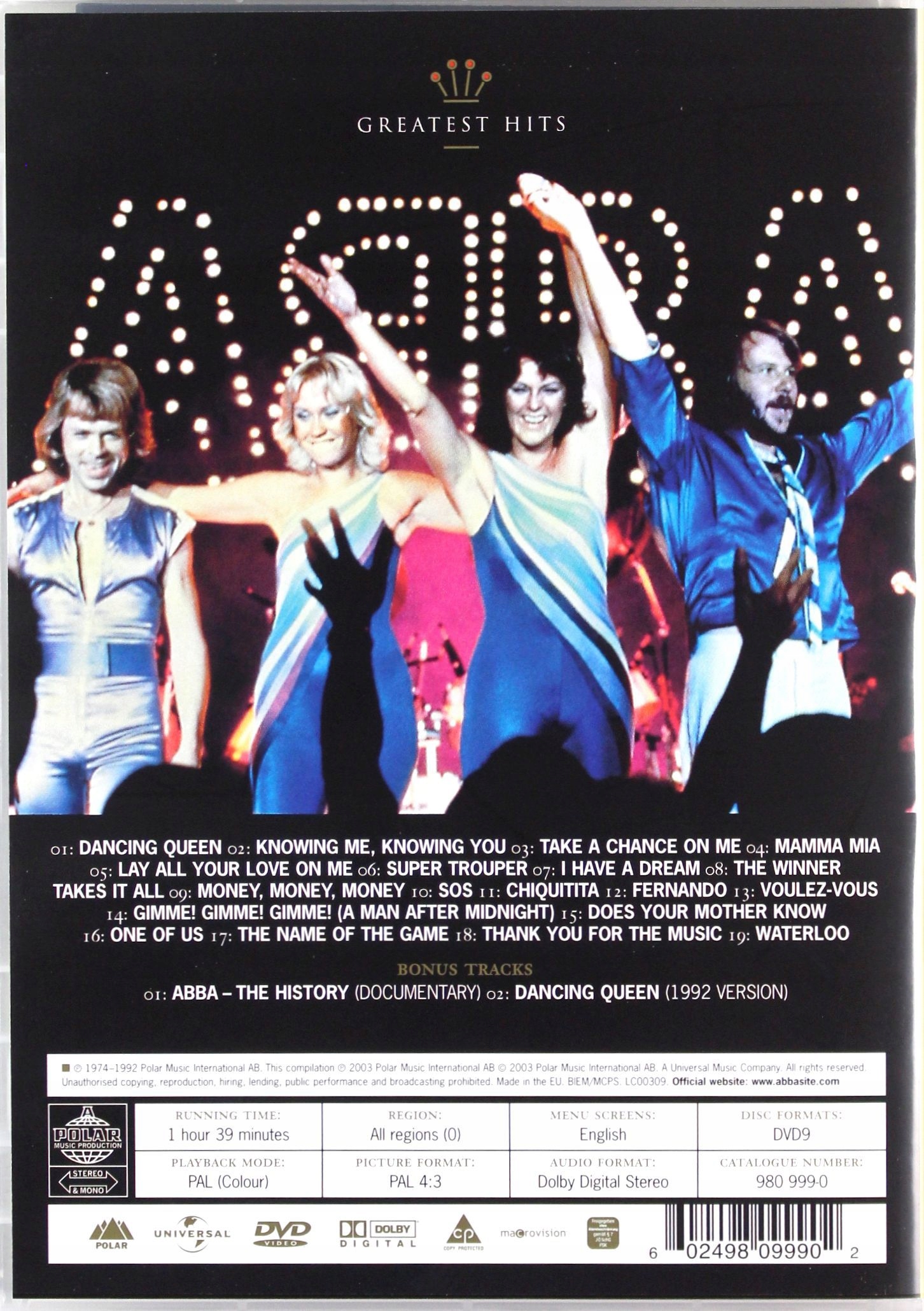 ABBA DVD　GOLD　GREATEST HITS アバ ABBA DVD GOLD GREATEST HITS アバ ABBA - Gold: Greatest Hits