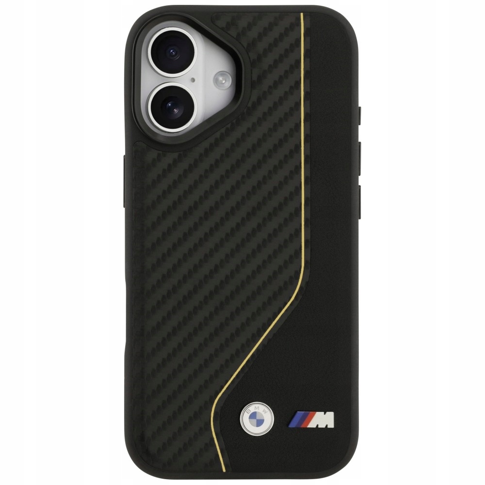BMW M Carbon Line & Logo MagSafe do iPhone 17 Czarny