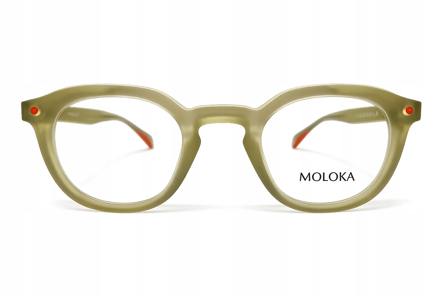 Oprawki Okulary Moloka MY01-02 C43 jasno zielone okrągłe