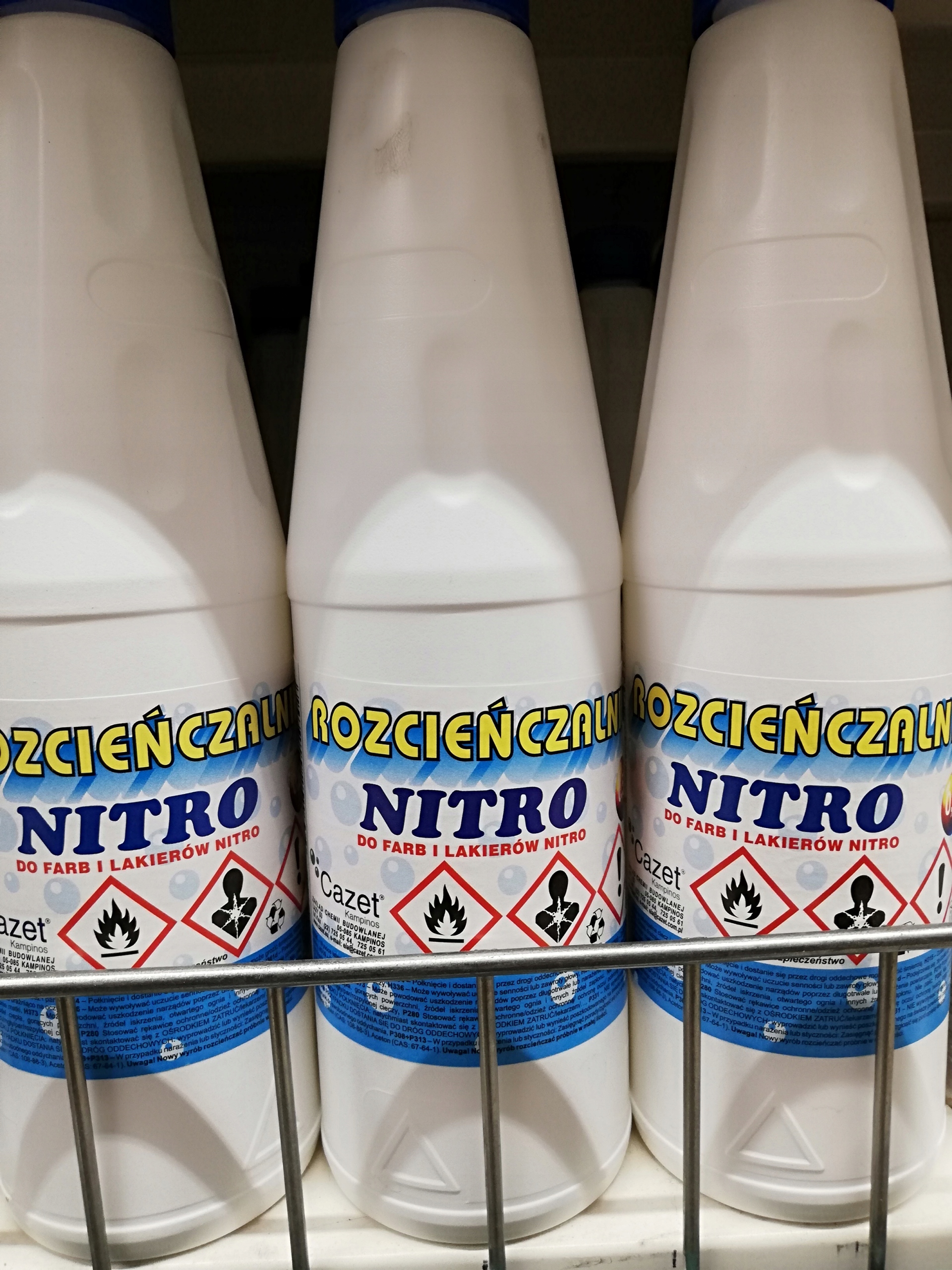 ROZCIEŃCZALNIK NITRO CAZET 0,5 L