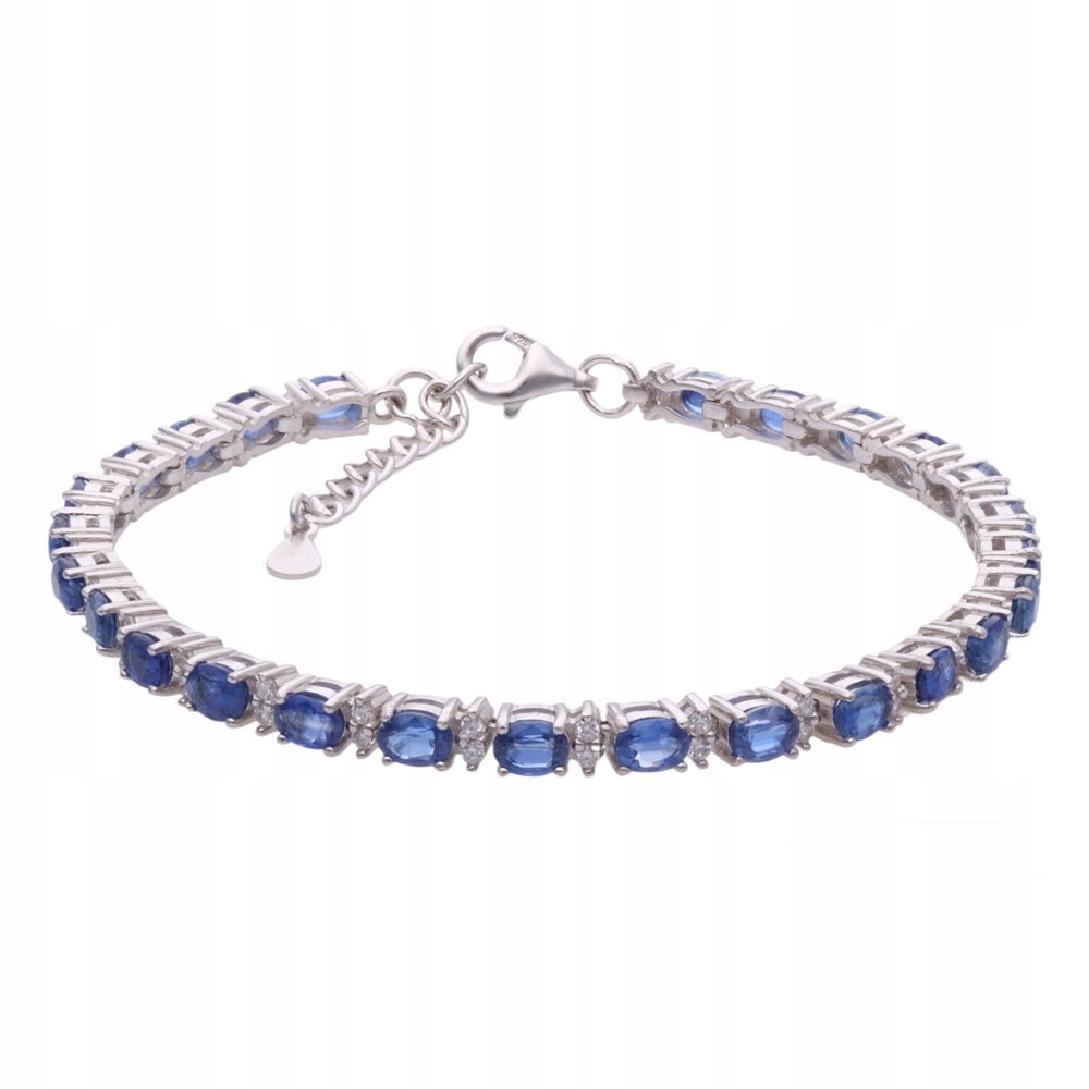 Stříbrný náramek Ag 925 Kyanite NA1581-B-KY-WP