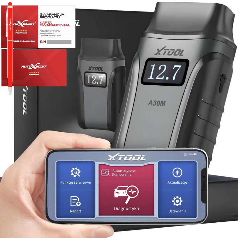 Xtool A30M diagnostické rozhranie Bluetooth smartfón iOS Android
