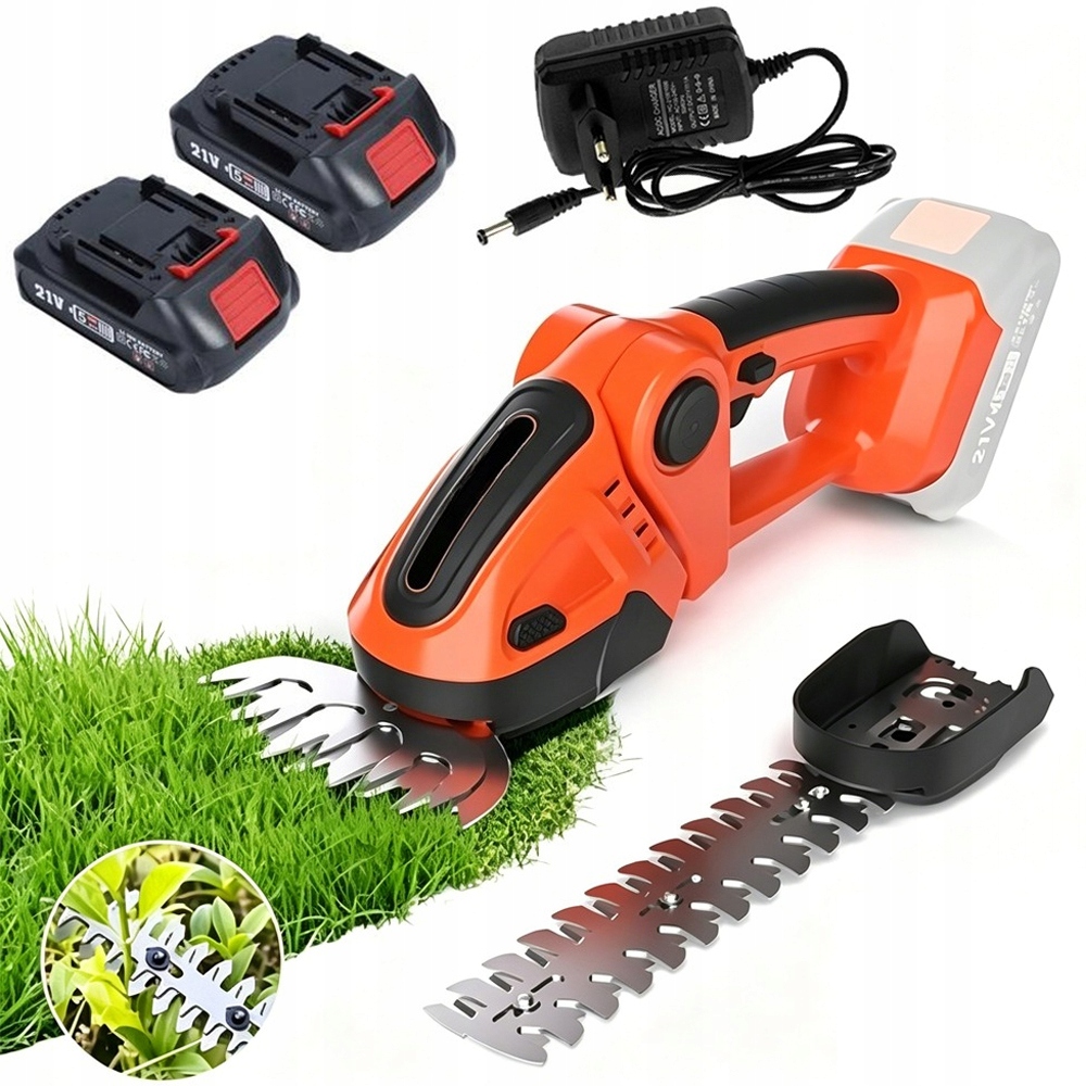 Elektrické Nůžky Na Trávy Živý Plot Zahradní nůžky Na Keře 2000 mAh 24 V 2 V 1