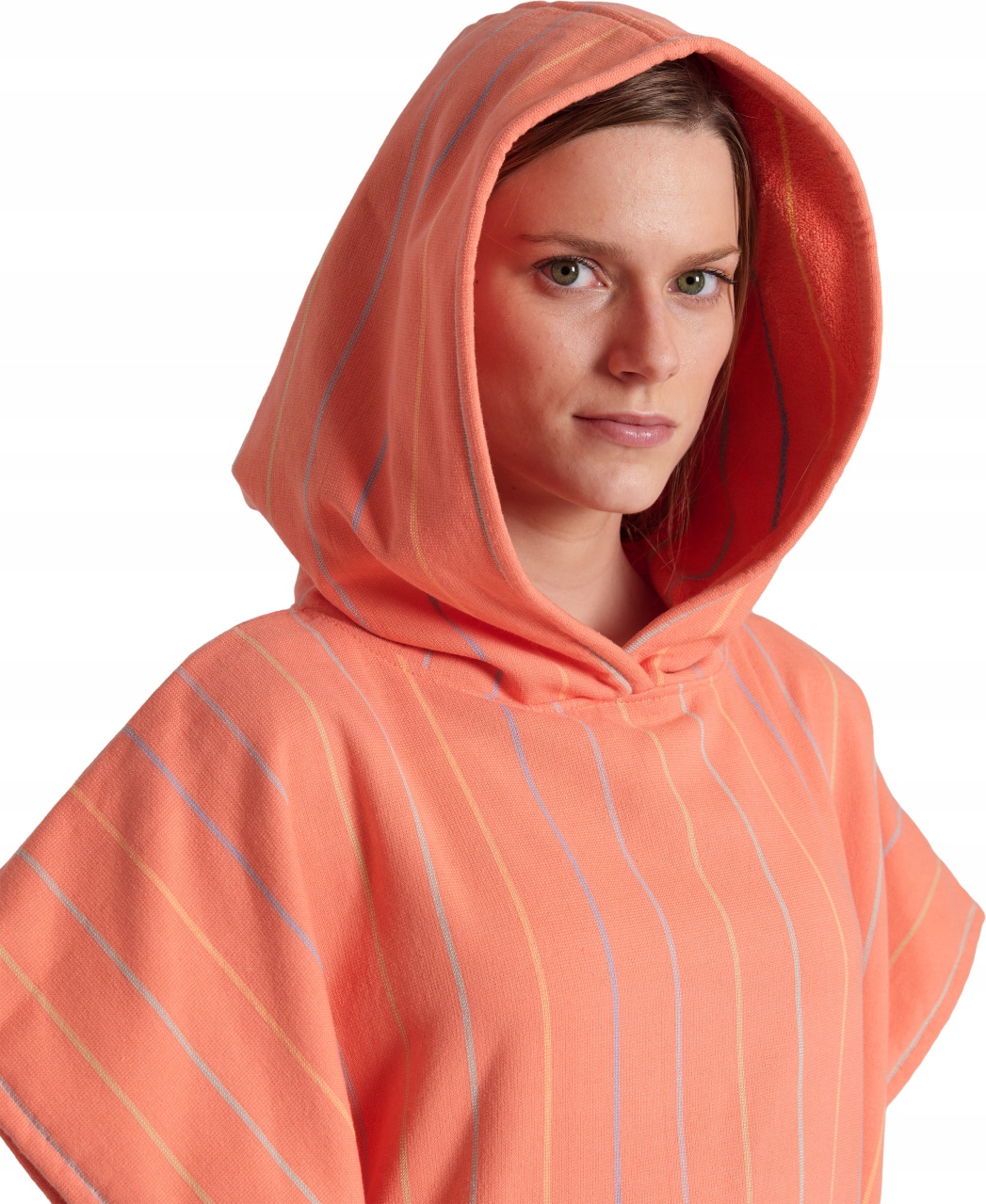 Pocho Arena Hooded Changing Unisex Calypso_coral-water