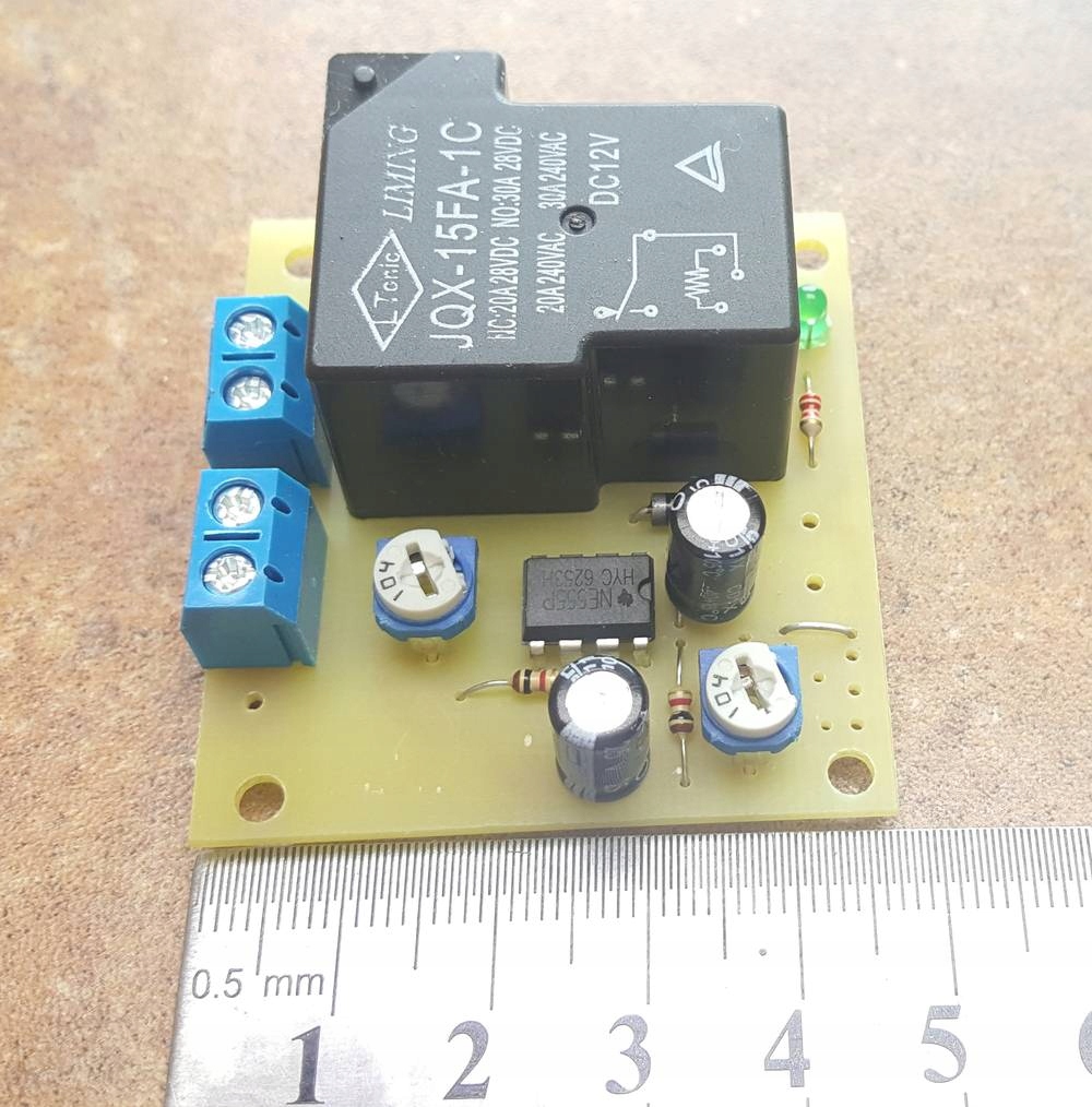 Реле таймера прерывателя регулируемое 12V 20A