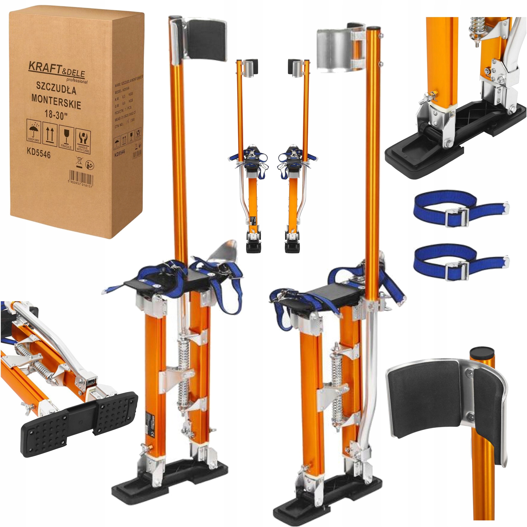 Stavební Montérské Malířské Štítky 18-30 Hliníkové Reg 45-76cm KD5546