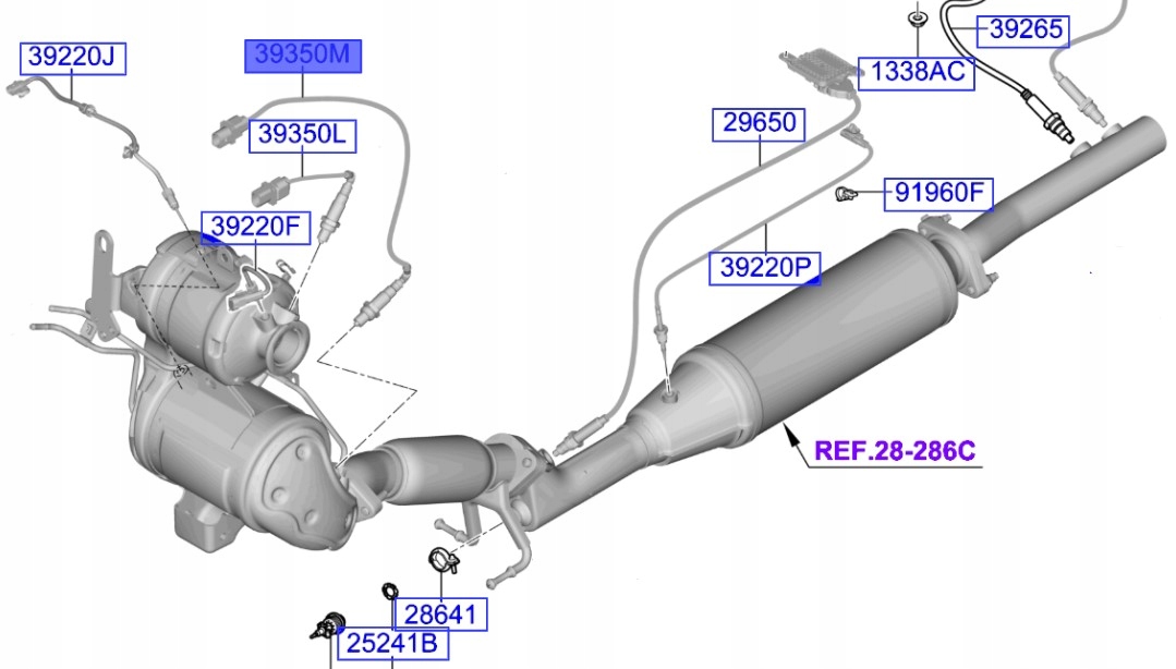 SONDA LAMBDA HYUNDAI TUCSON 2.0 CRDi (2018-2020)