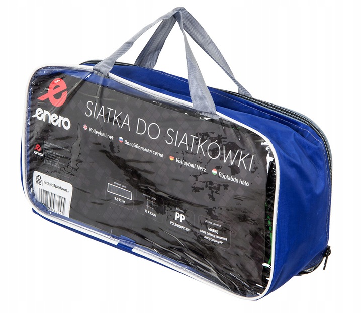 SIATKA do SIATKÓWKI do gry w siatkówkę 9,5 x 1 m Enero
