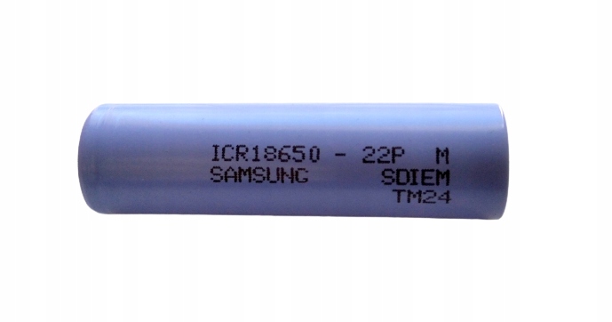 

Akumulator Li-ion Samsung ICR18650-22P 2200 mAh
