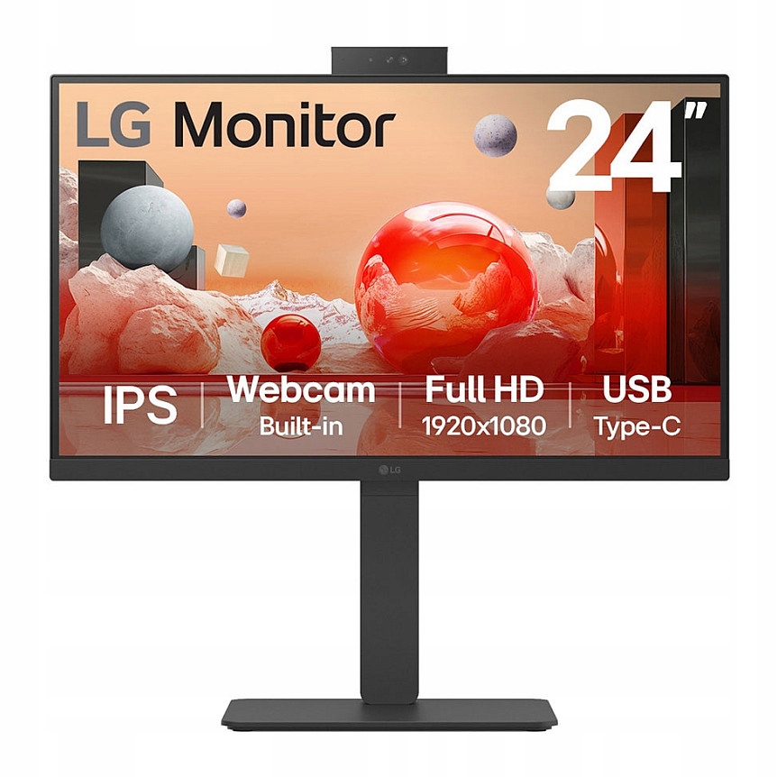 Lg 24BA850-B 23.8 Ips Full Hd Hdmi Dp Usb-c Czarny