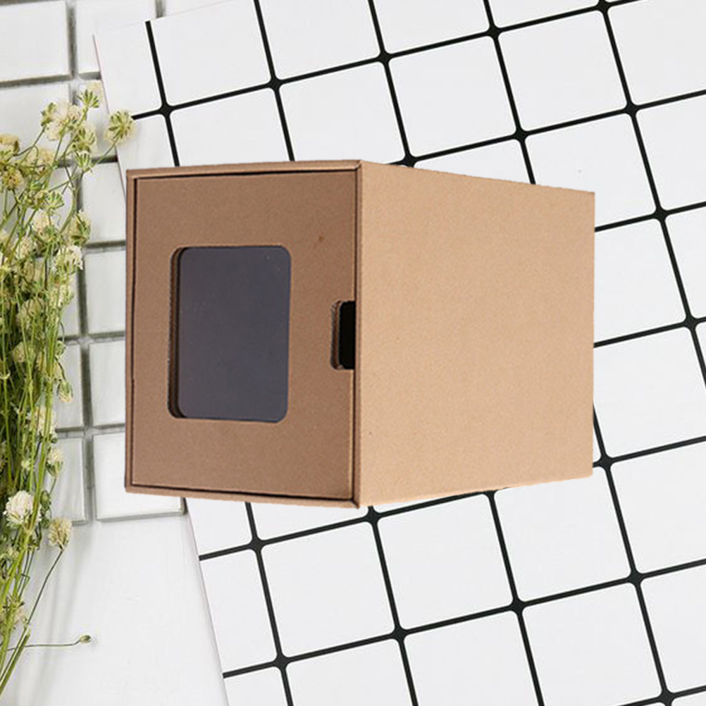 PUDEŁKO NA BUTY Z GRUBEGO PAPIERU 30X21CM Marka bez marki