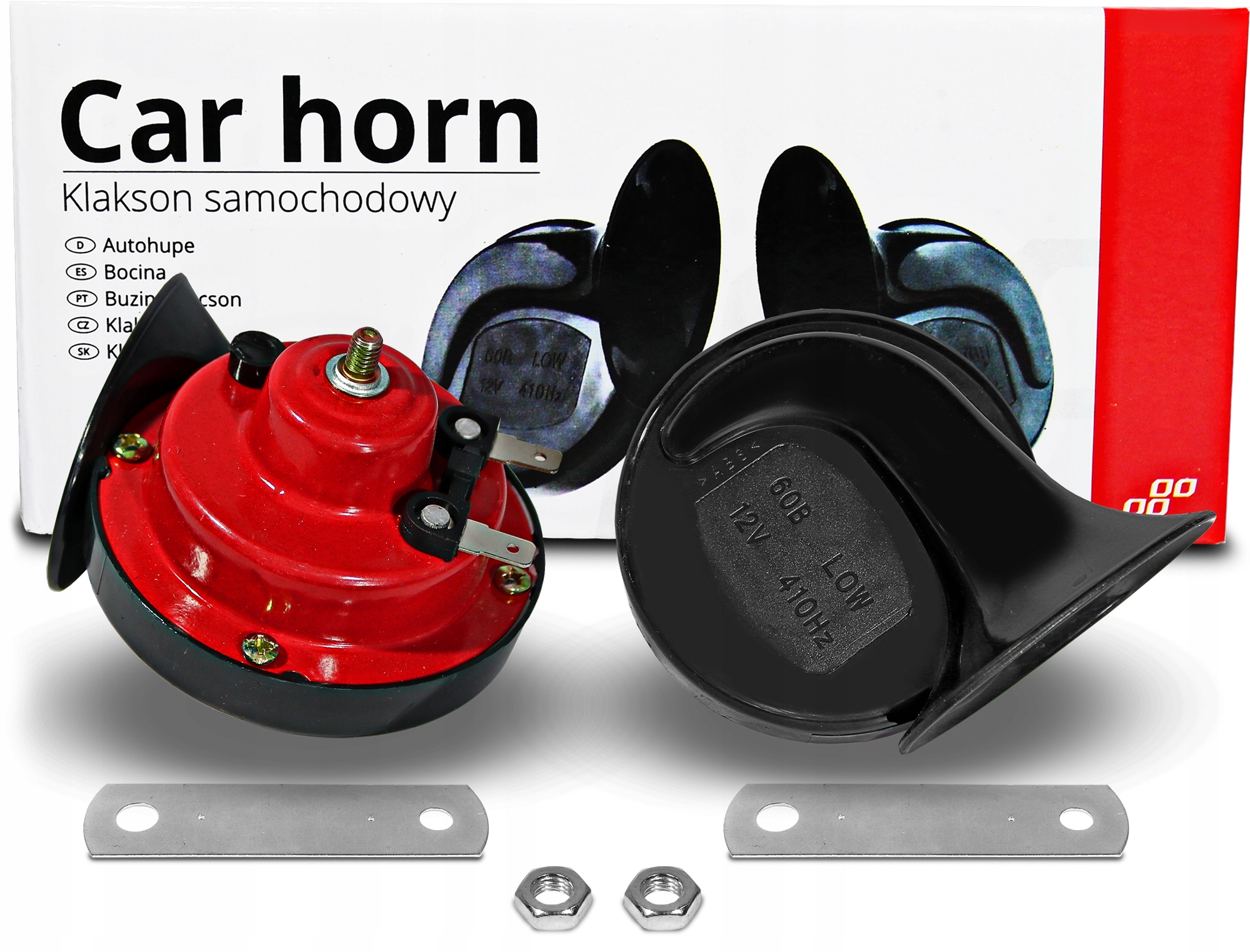 

Fanfara klakson sygnał dźwiękowy 12V komplet 2szt.